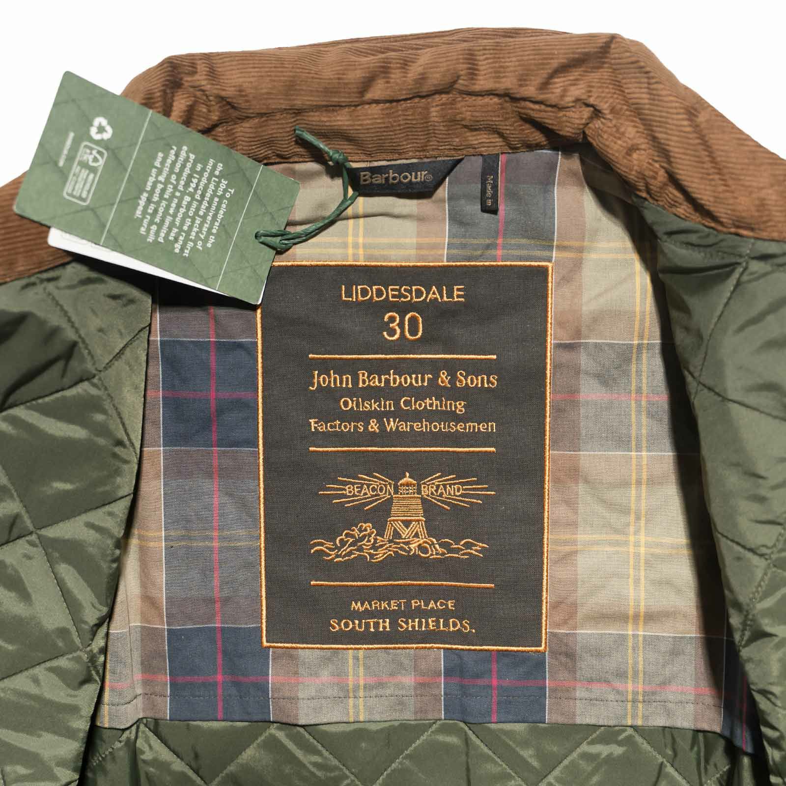 バブアーBarbourリッズデイルキルティングジャケット30周年記念モデル