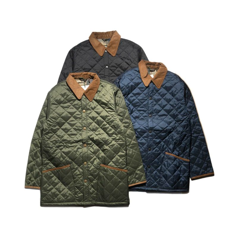 Barbour】バブアーキルティングジャケット ネイビーXL相当リッズデイル 慕い