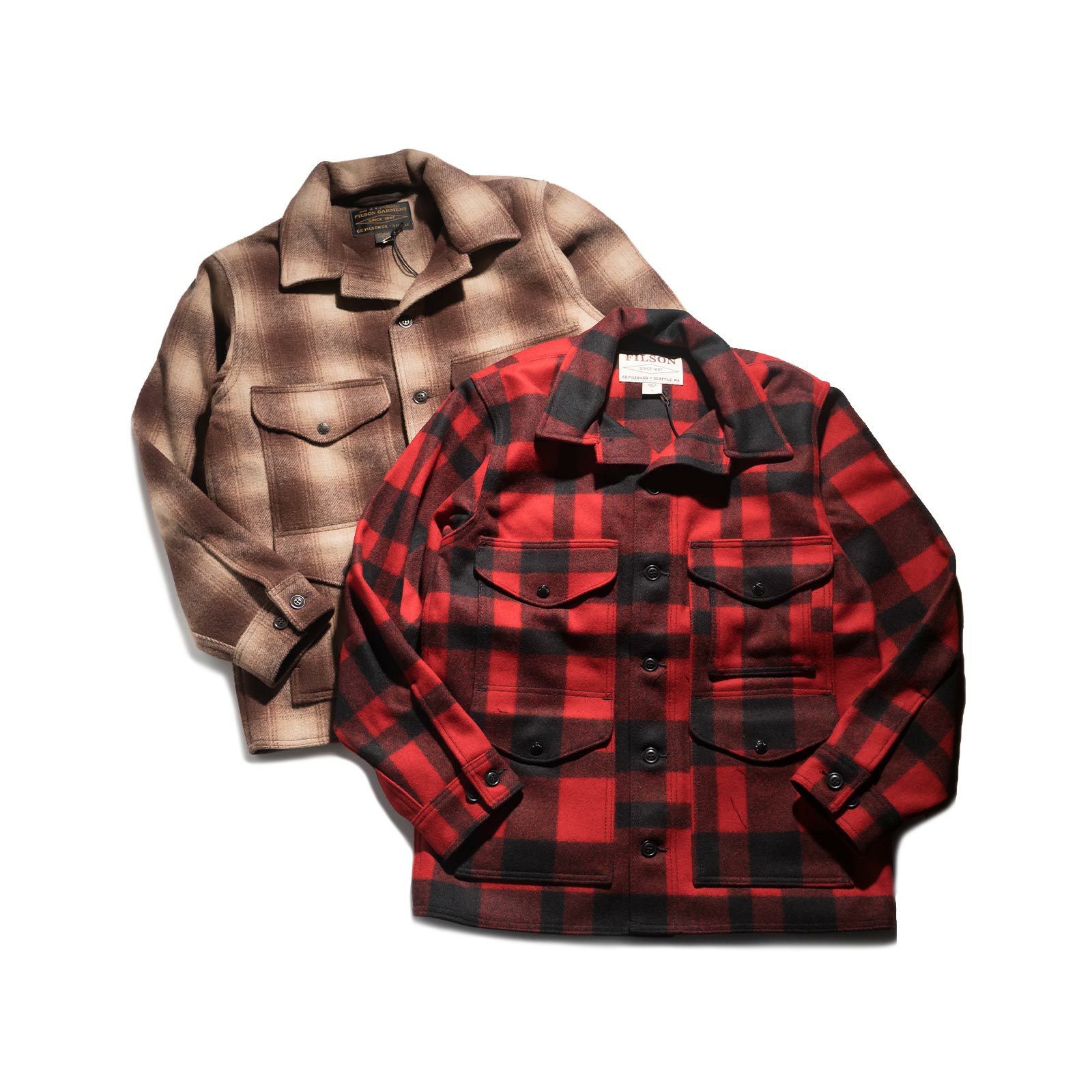 フィルソン FILSON ウールコート マッキーノ クルーザー チェック 