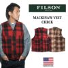 フィルソンFILSONマッキーノウールベストチェック