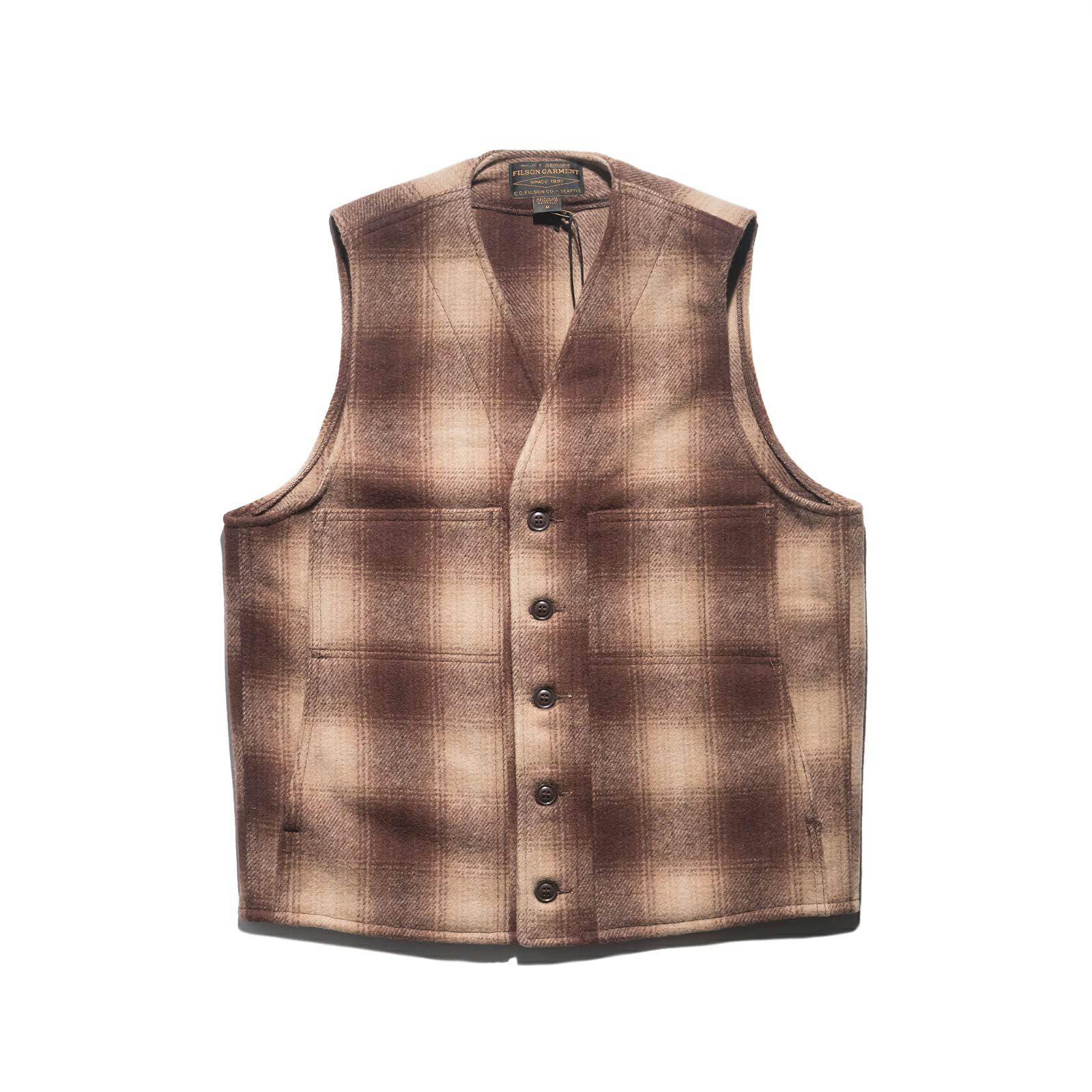 フィルソンFILSONマッキーノウールベストチェック