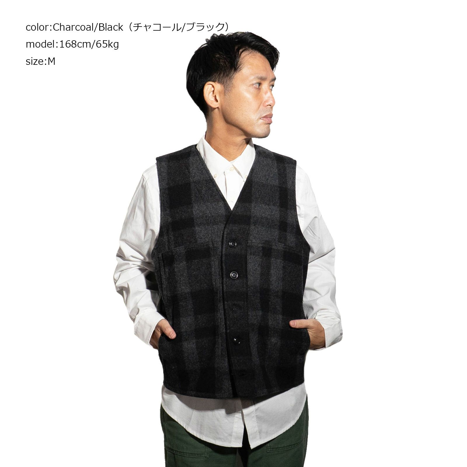 フィルソンFILSONマッキーノウールベストチェック