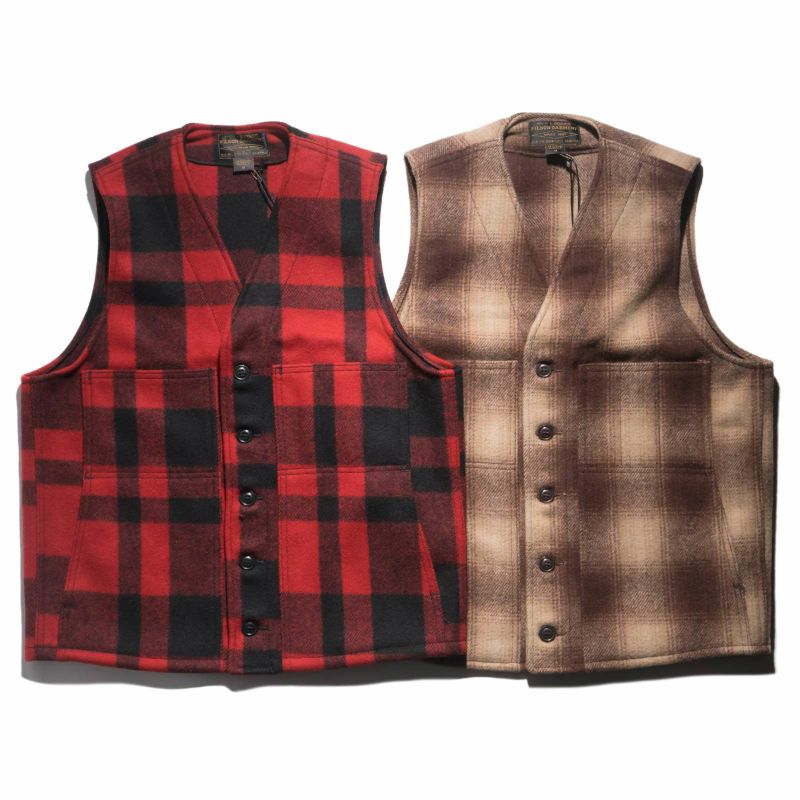 フィルソンFILSONマッキーノウールベストチェック