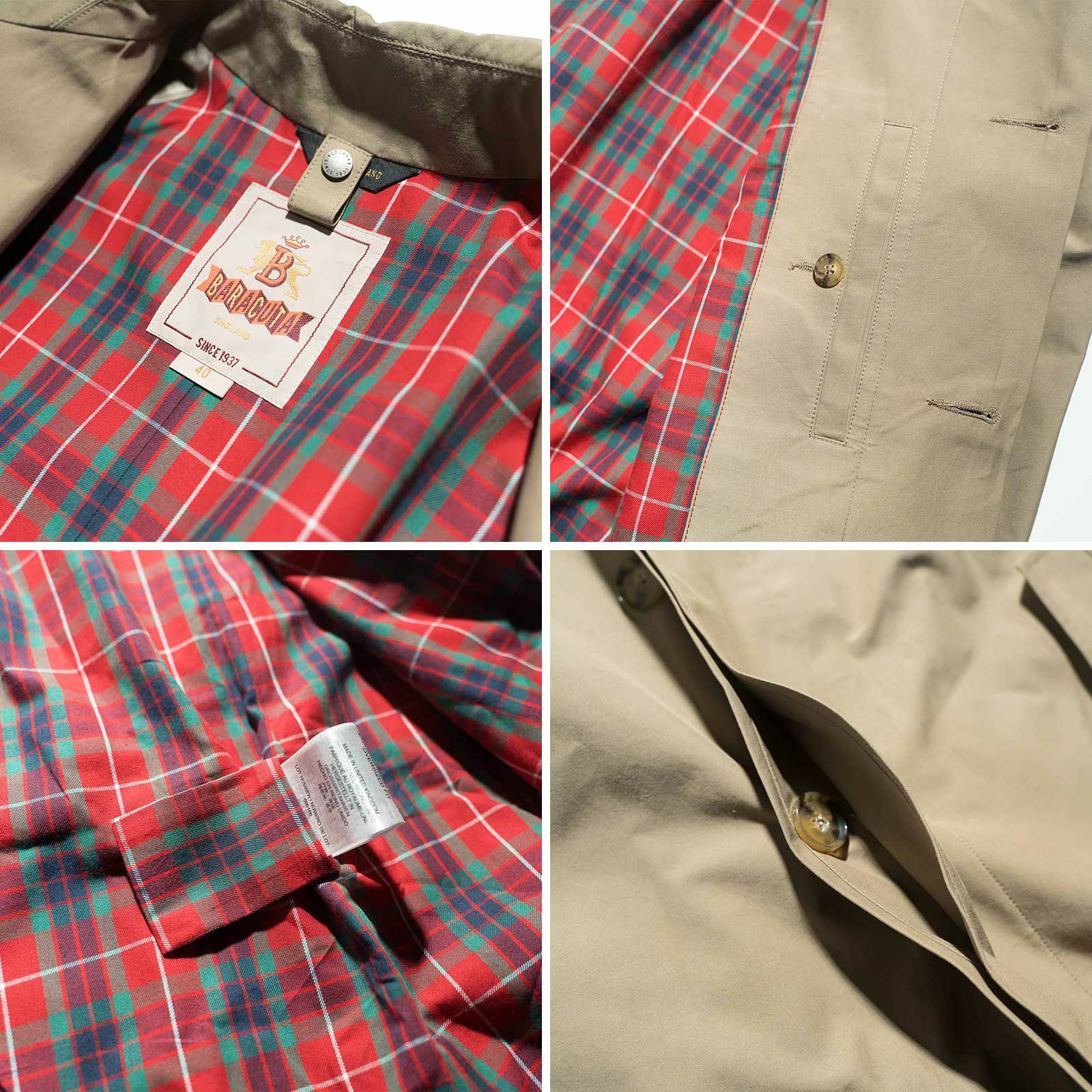 バラクータBARACUTAG12ステンカラーコート