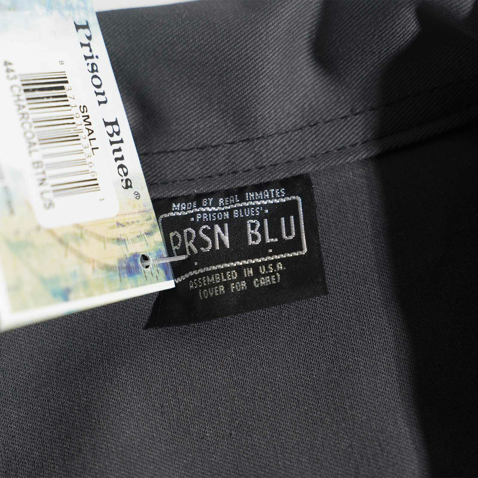 プリズンブルースPRISONBLUES長袖8オンスツイルワークシャツ