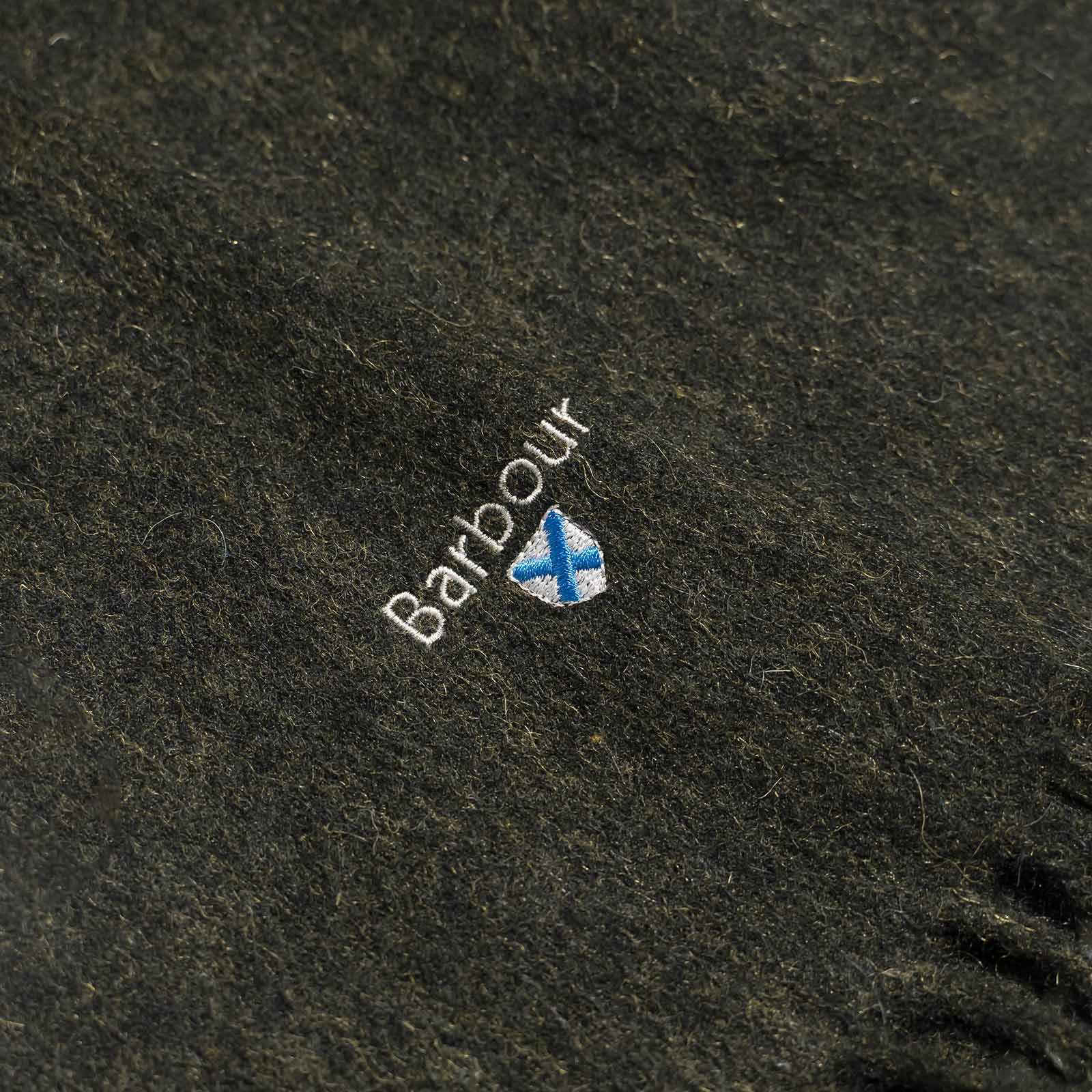 バブアーBarbourプレーンラムズウールスカーフ