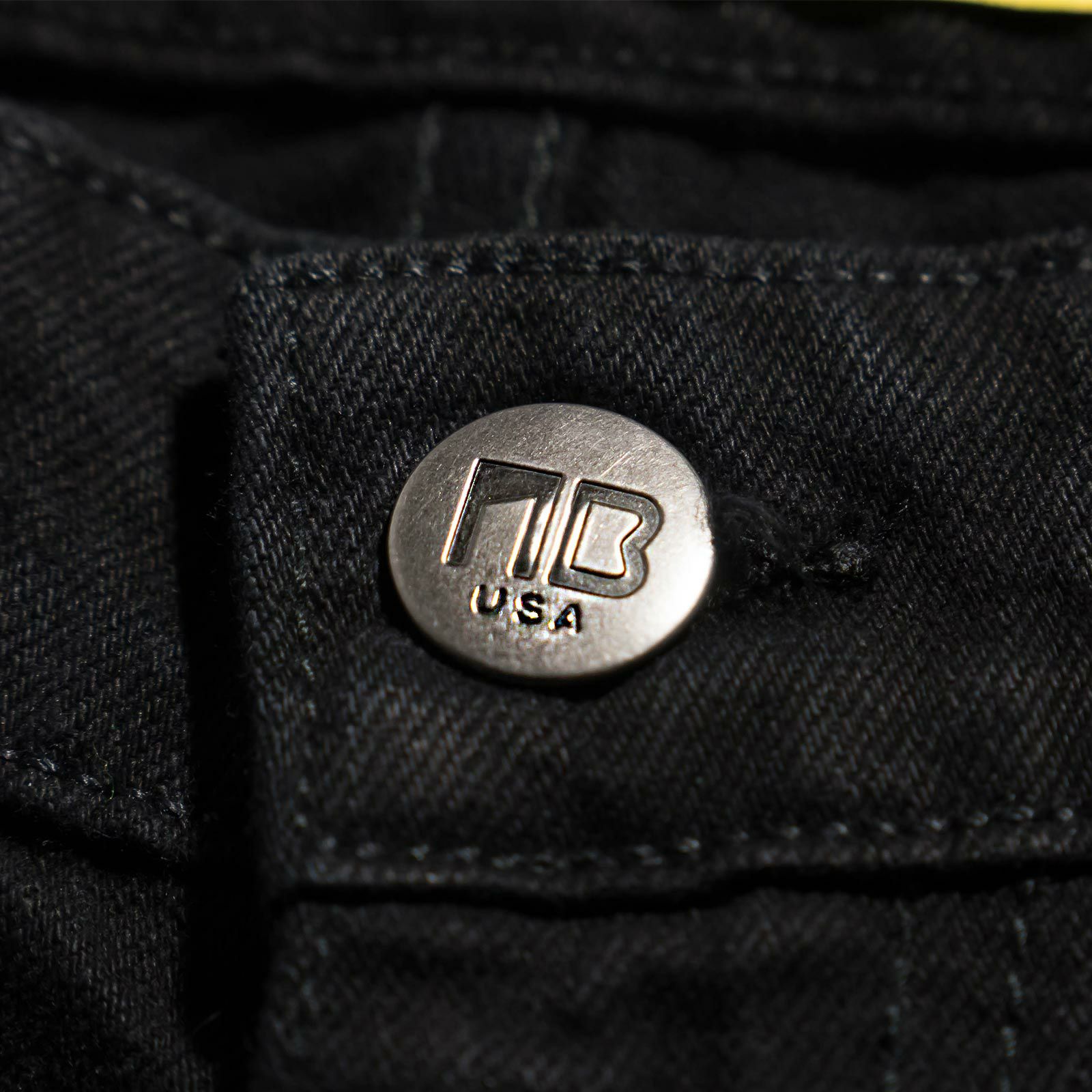 ネオブルーNEOBLUEブラックスーパーバギージーンズ