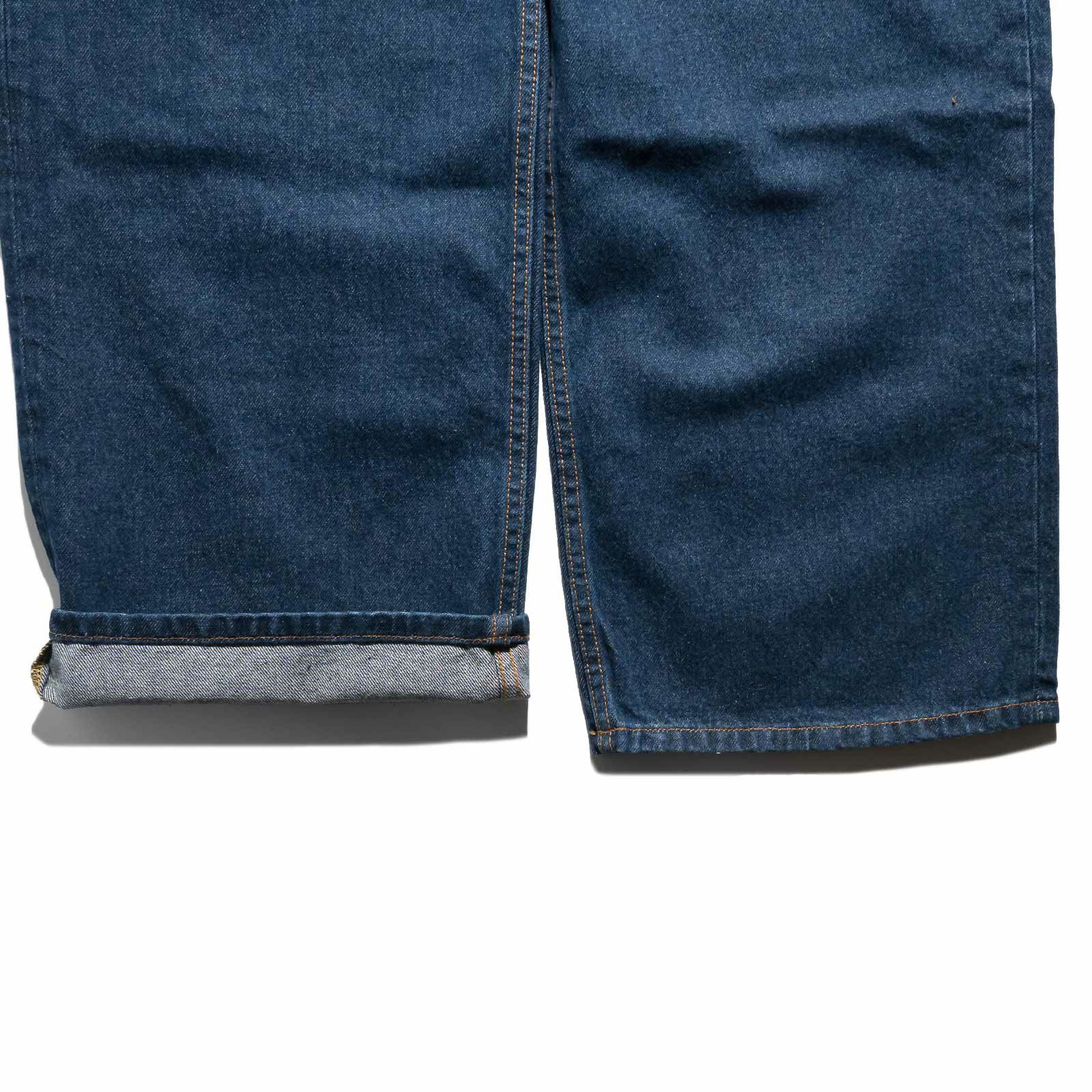 ネオブルーNEOBLUEストーンダークスーパーバギージーンズ