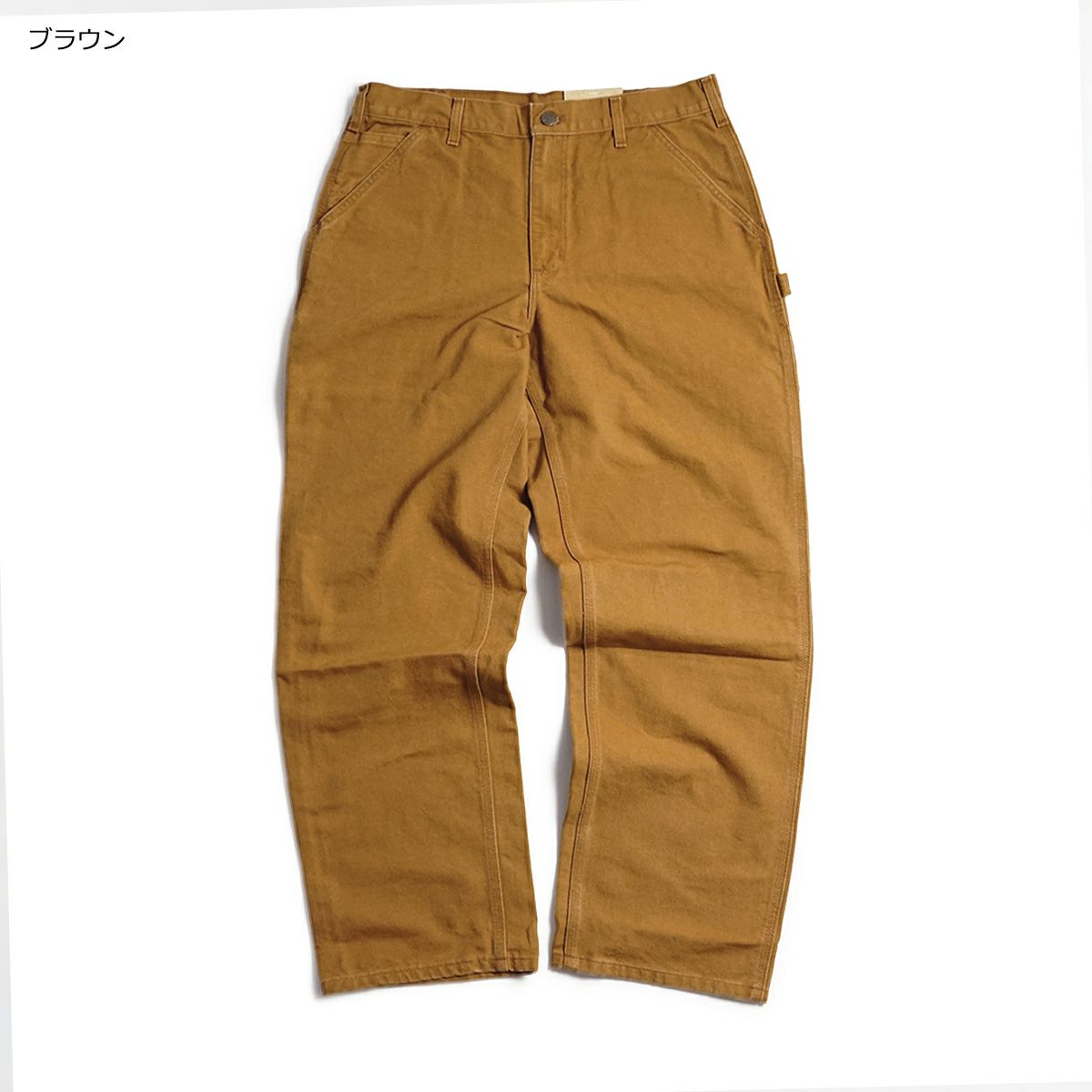 カーハートCarharttB11ウォッシュドダックペインターパンツ｜WASHEDDUCKWORKPANTメンズワークパンツ定番綿12オンスコットン100％ブラウンブラックUSカーハートウエスト28-48レングス32作業着作業服