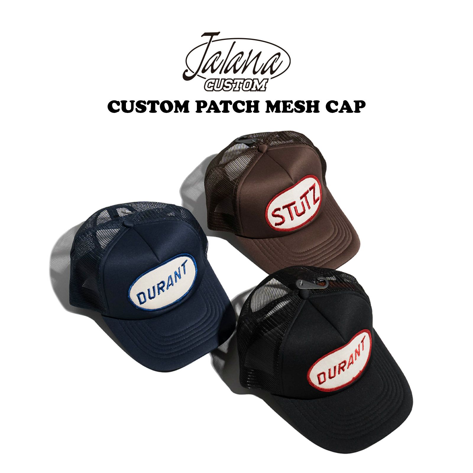 ジャラーナカスタムJalanaCUSTOMカスタムパッチメッシュキャップリメイク品