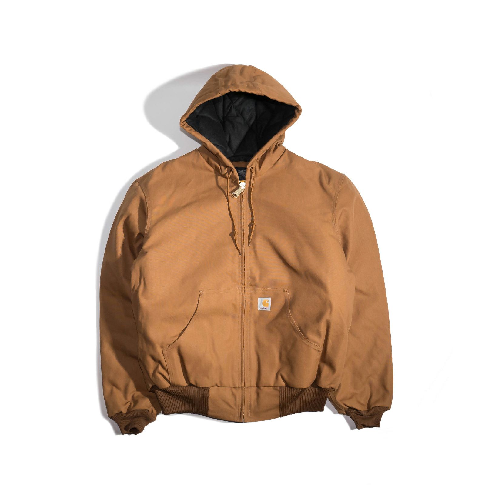 カーハートCarharttJ140ダックアクティブジャケットキルティングフランネル裏地