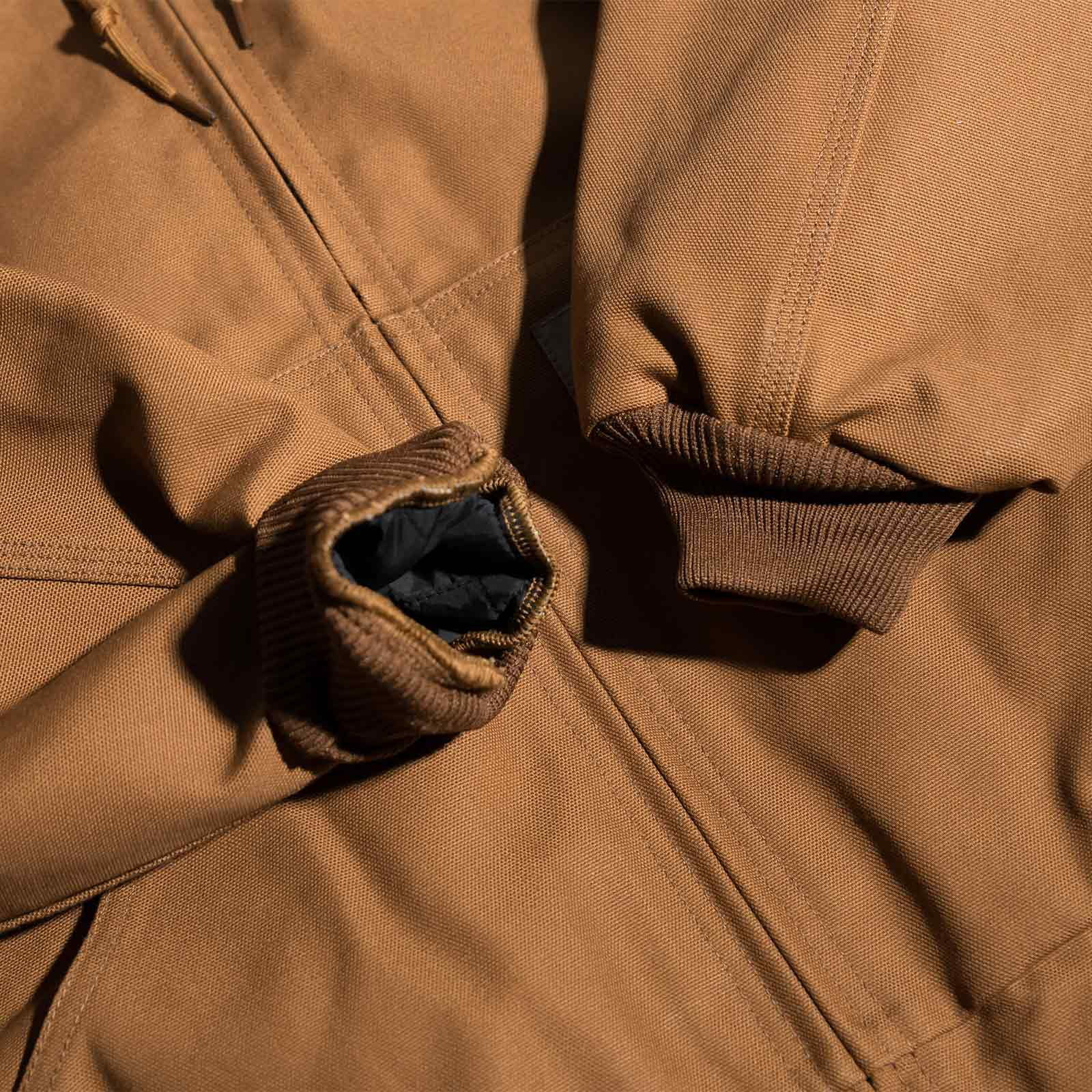 カーハートCarharttJ140ダックアクティブジャケットキルティングフランネル裏地