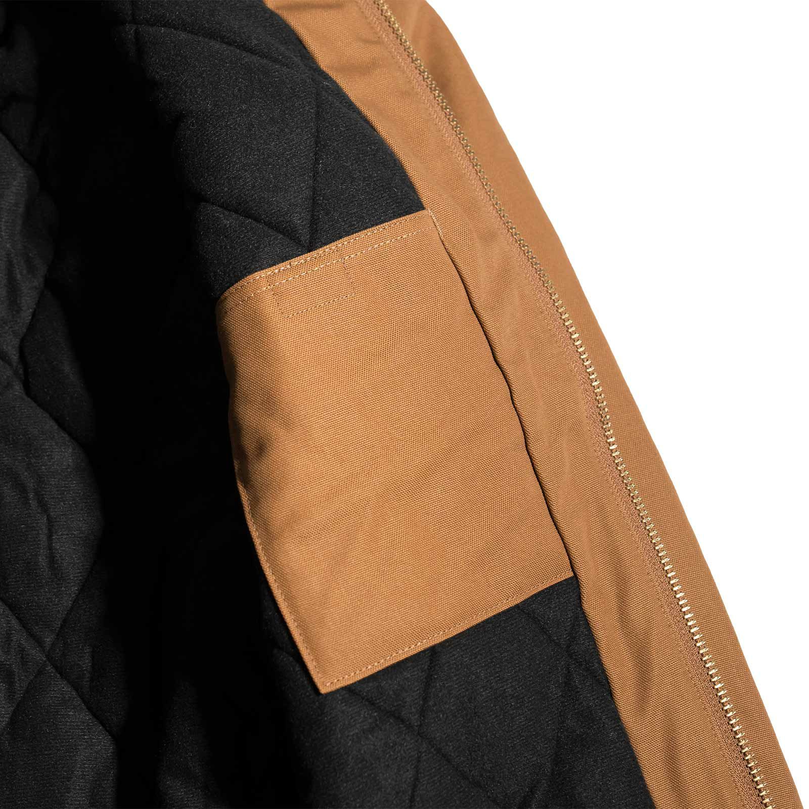 カーハートCarharttJ140ダックアクティブジャケットキルティングフランネル裏地アメリカ製