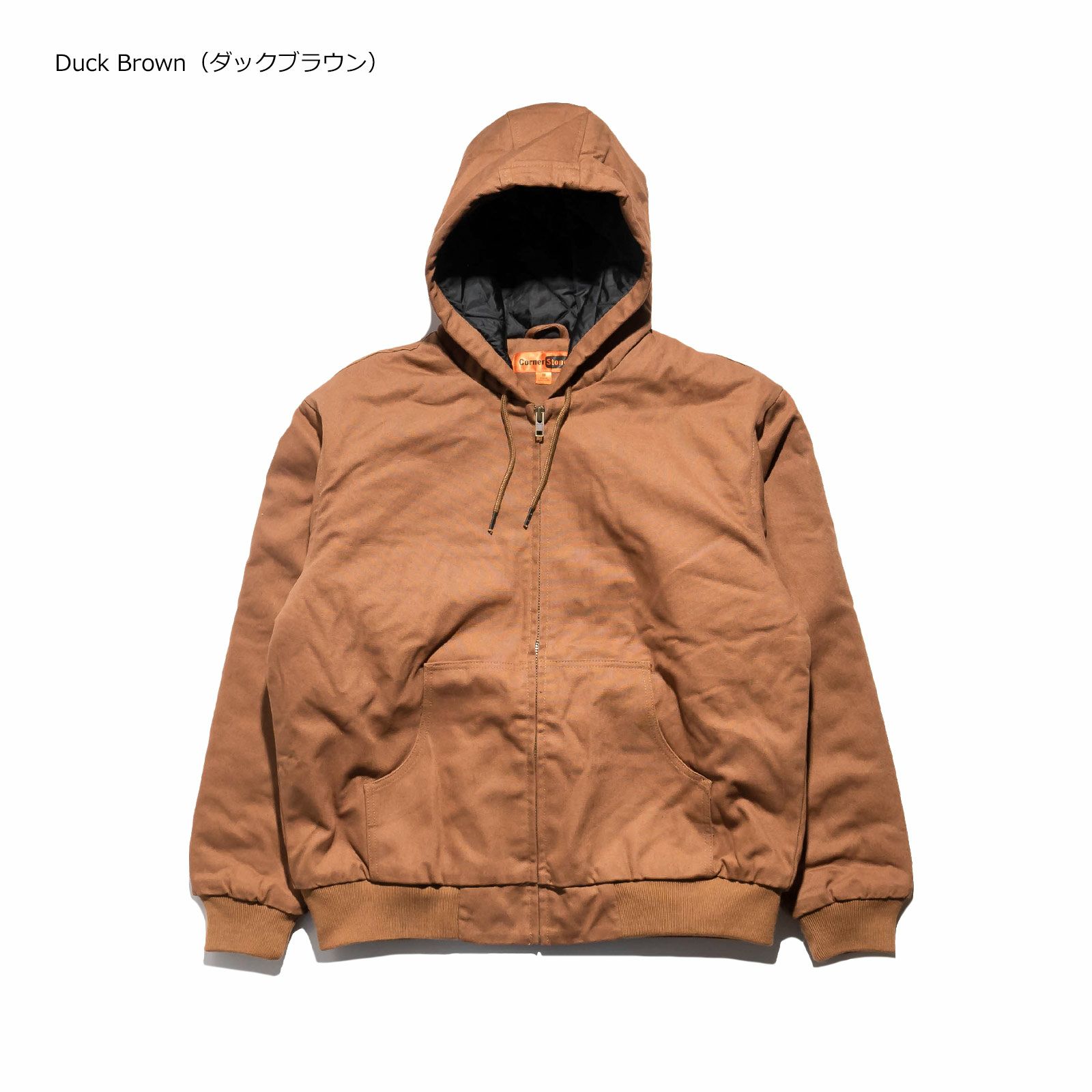 コーナーストーンCORNERSTONEJ763Hダッククロスフーデッドワークジャケット