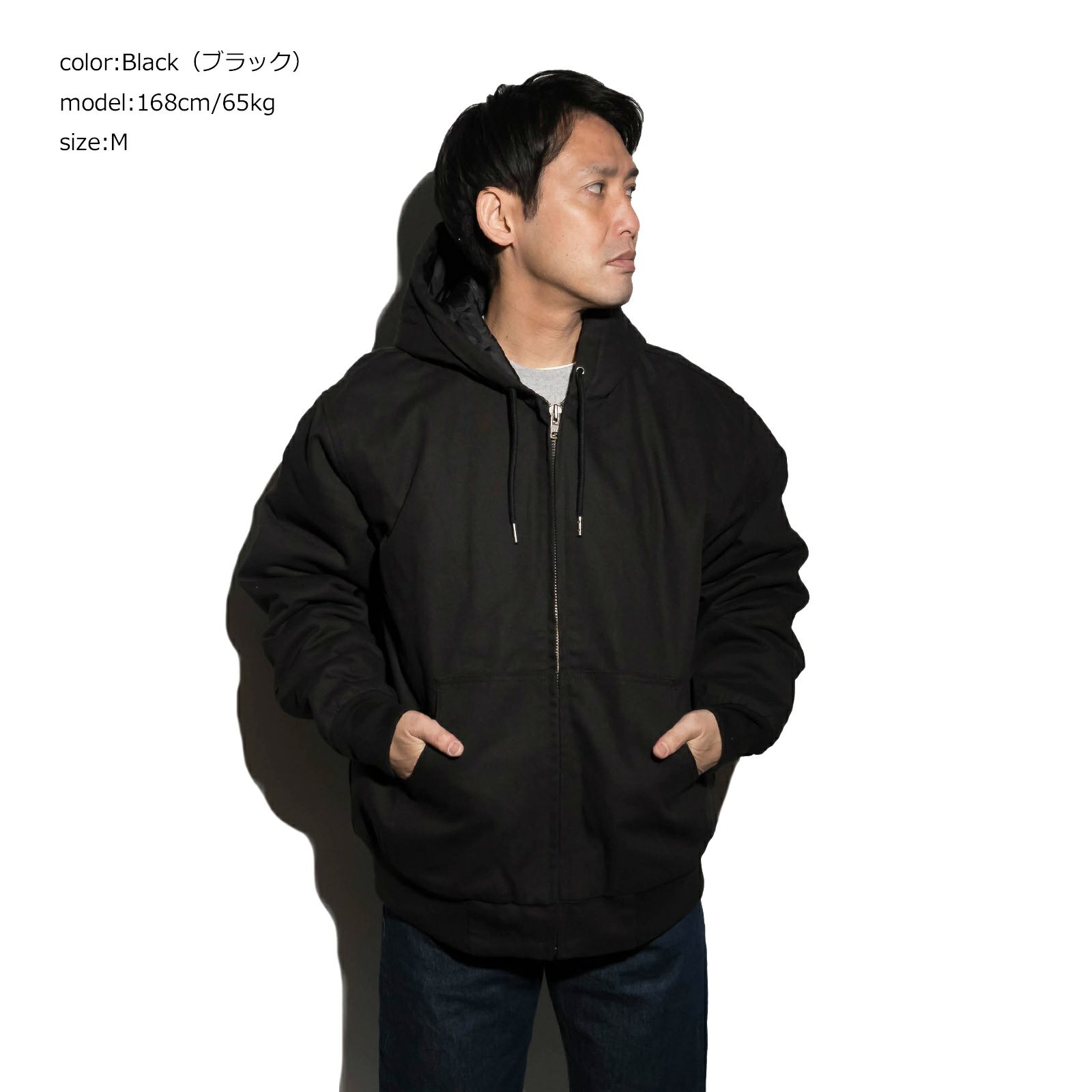 コーナーストーンCORNERSTONEJ763Hダッククロスフーデッドワークジャケット