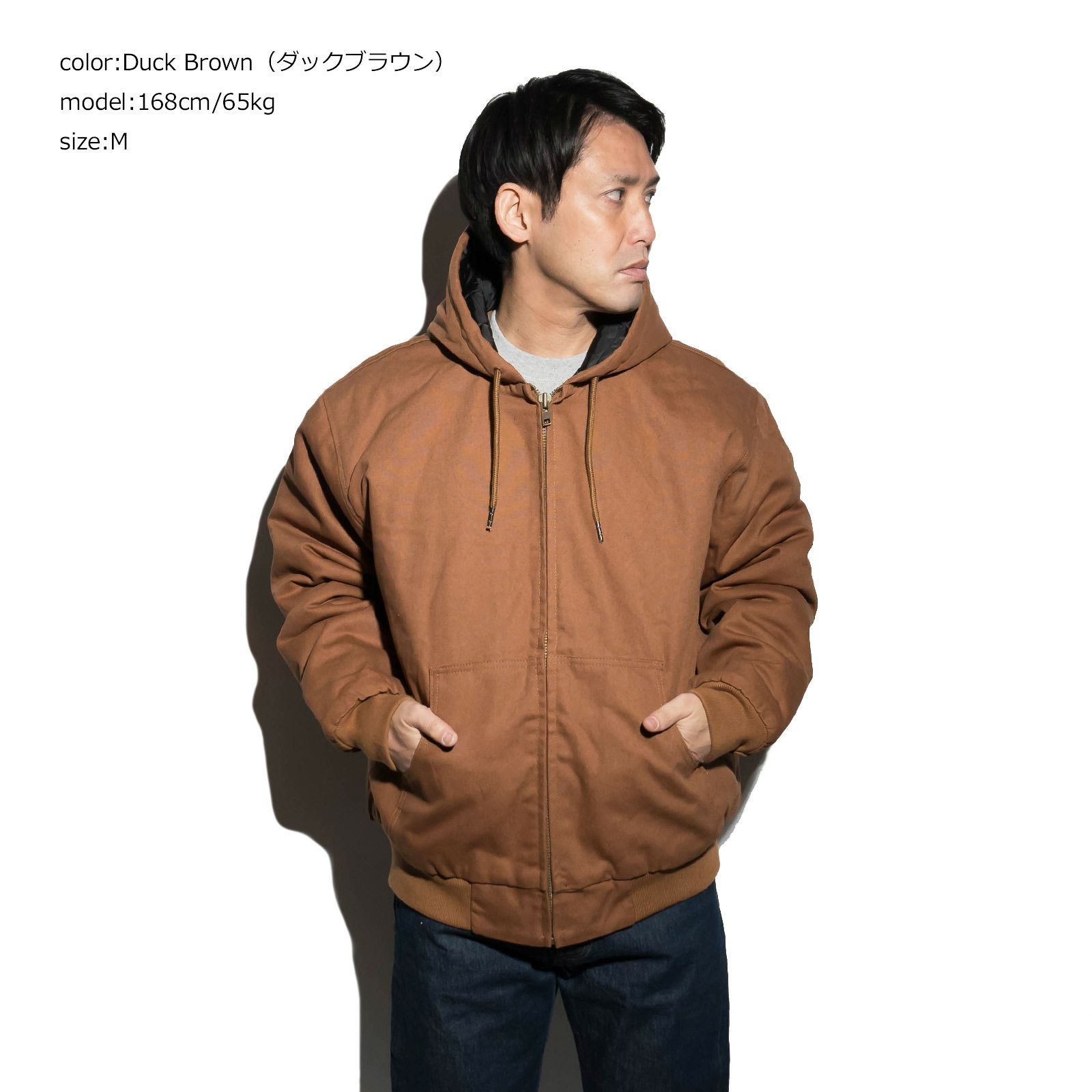 コーナーストーンCORNERSTONEJ763Hダッククロスフーデッドワークジャケット