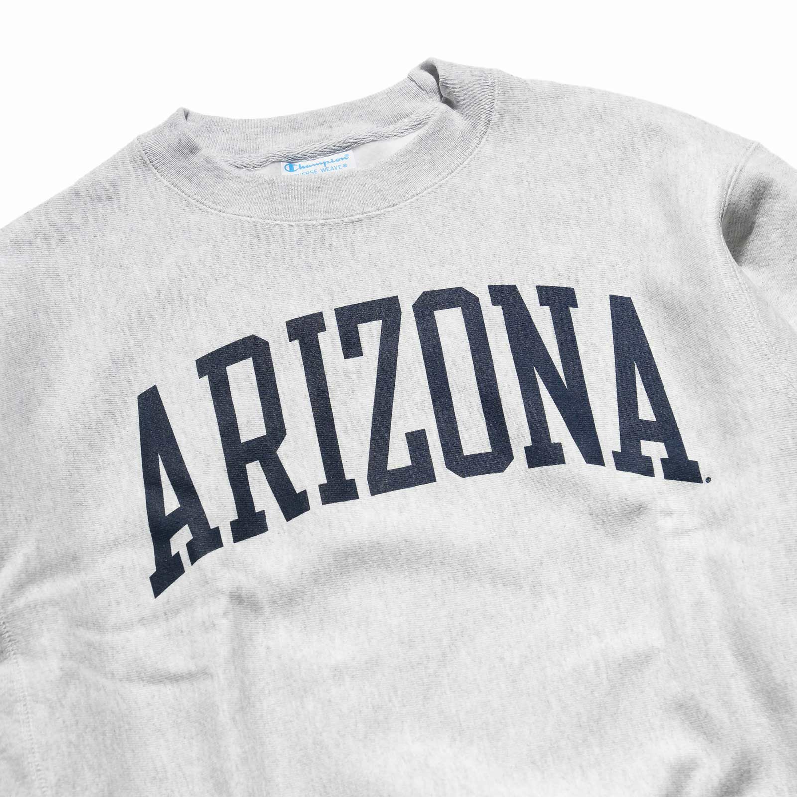 UNIVERSITYOFARIZONAオフィシャルクルーネックカレッジスウェットチャンピオンリバースウィーブ