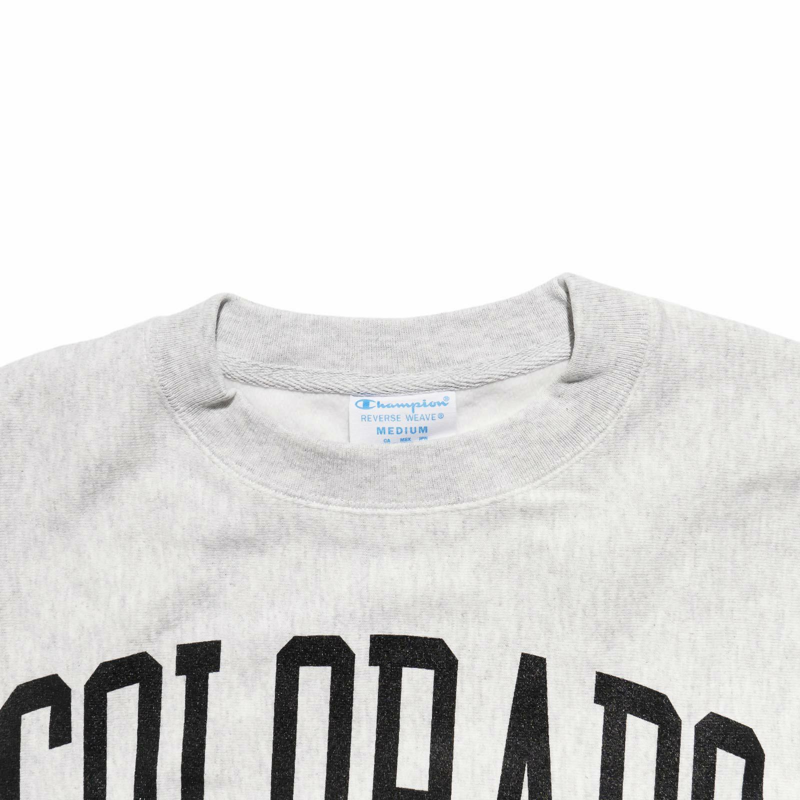 UNIVERSITYOFCOLORADOオフィシャルクルーネックカレッジスウェットチャンピオンリバースウィーブ
