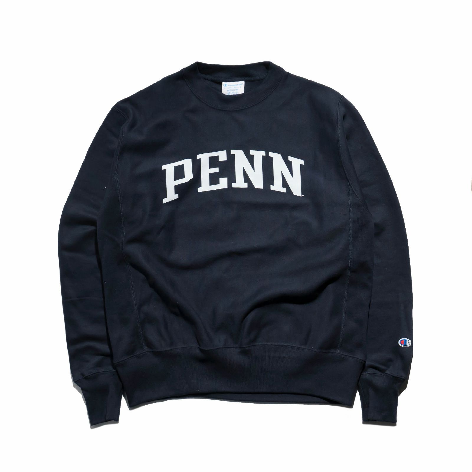 UNIVERSITYOFPENNSYLVANIAオフィシャルクルーネックカレッジスウェットチャンピオンリバースウィーブ