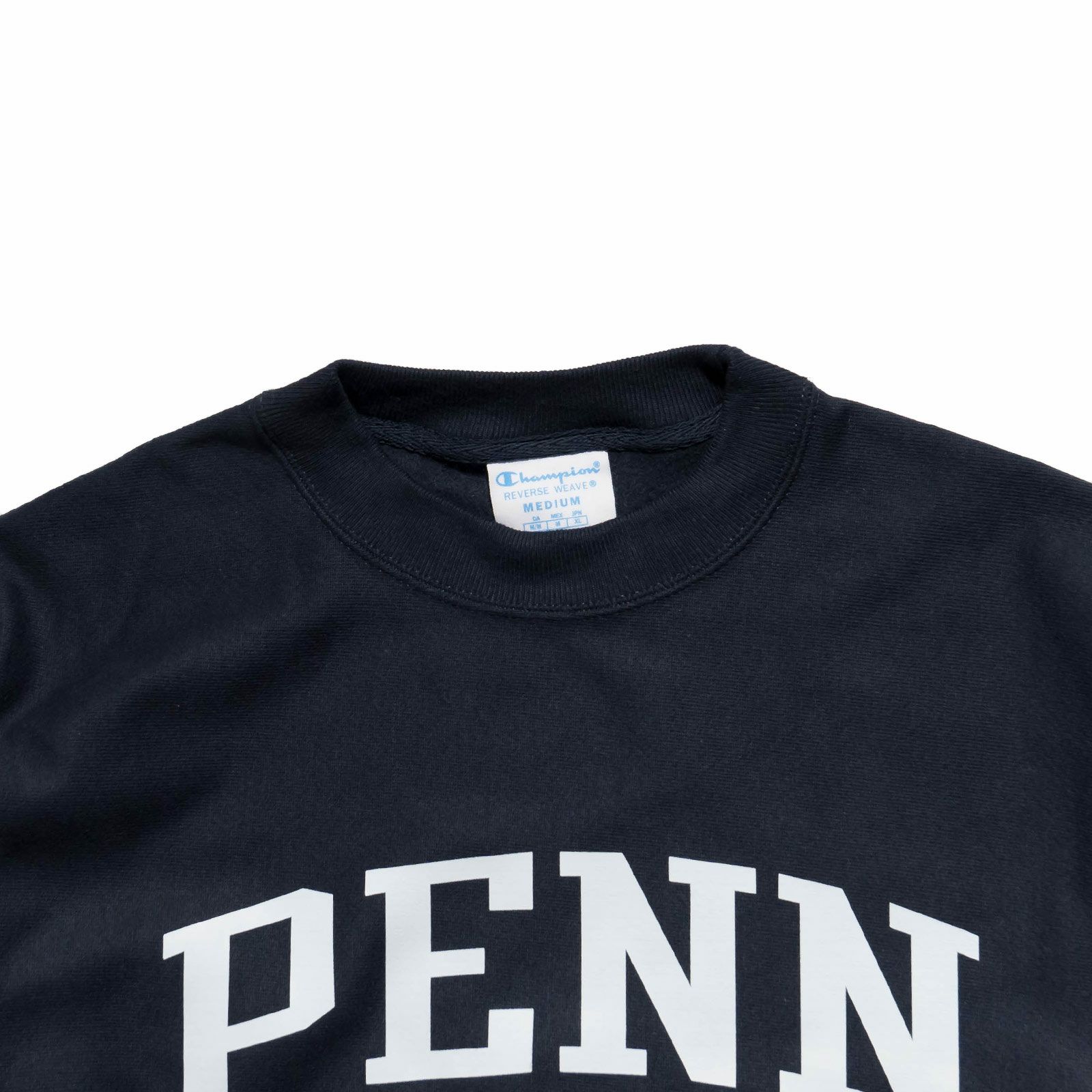 UNIVERSITYOFPENNSYLVANIAオフィシャルクルーネックカレッジスウェットチャンピオンリバースウィーブ