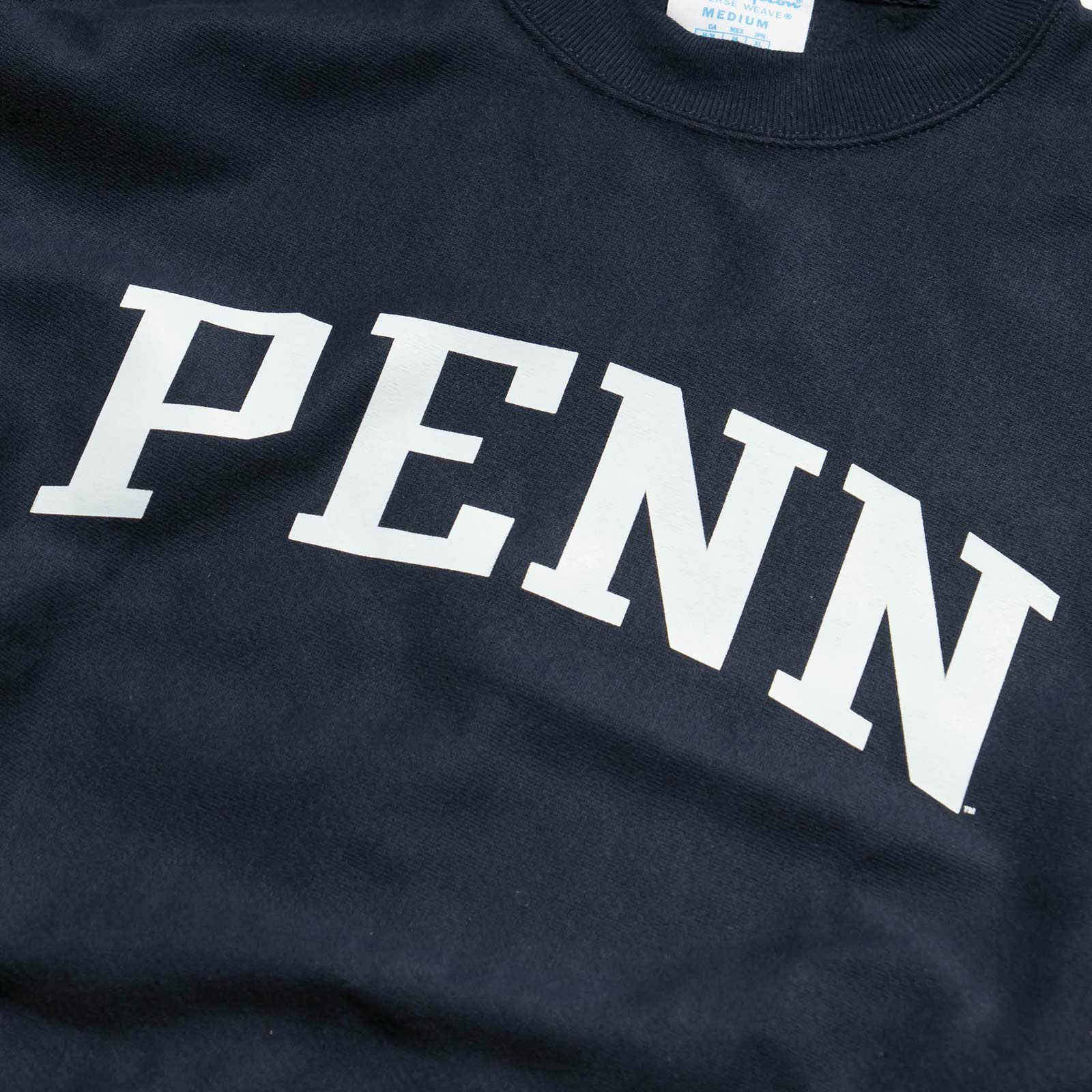 UNIVERSITYOFPENNSYLVANIAオフィシャルクルーネックカレッジスウェットチャンピオンリバースウィーブ