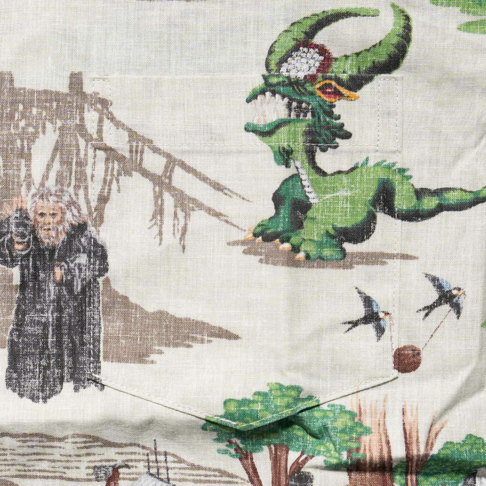 レインスプーナー×モンティパイソンREYNSPOONERXMONTYPYTHON半袖アロハシャツモンティパイソン＆ホーリーグレイル