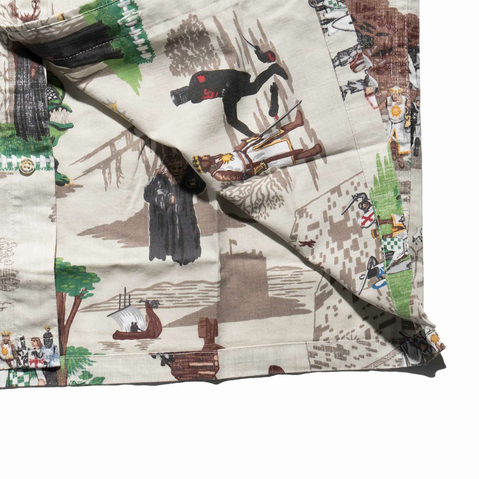 レインスプーナー×モンティパイソンREYNSPOONERXMONTYPYTHON半袖アロハシャツモンティパイソン＆ホーリーグレイル