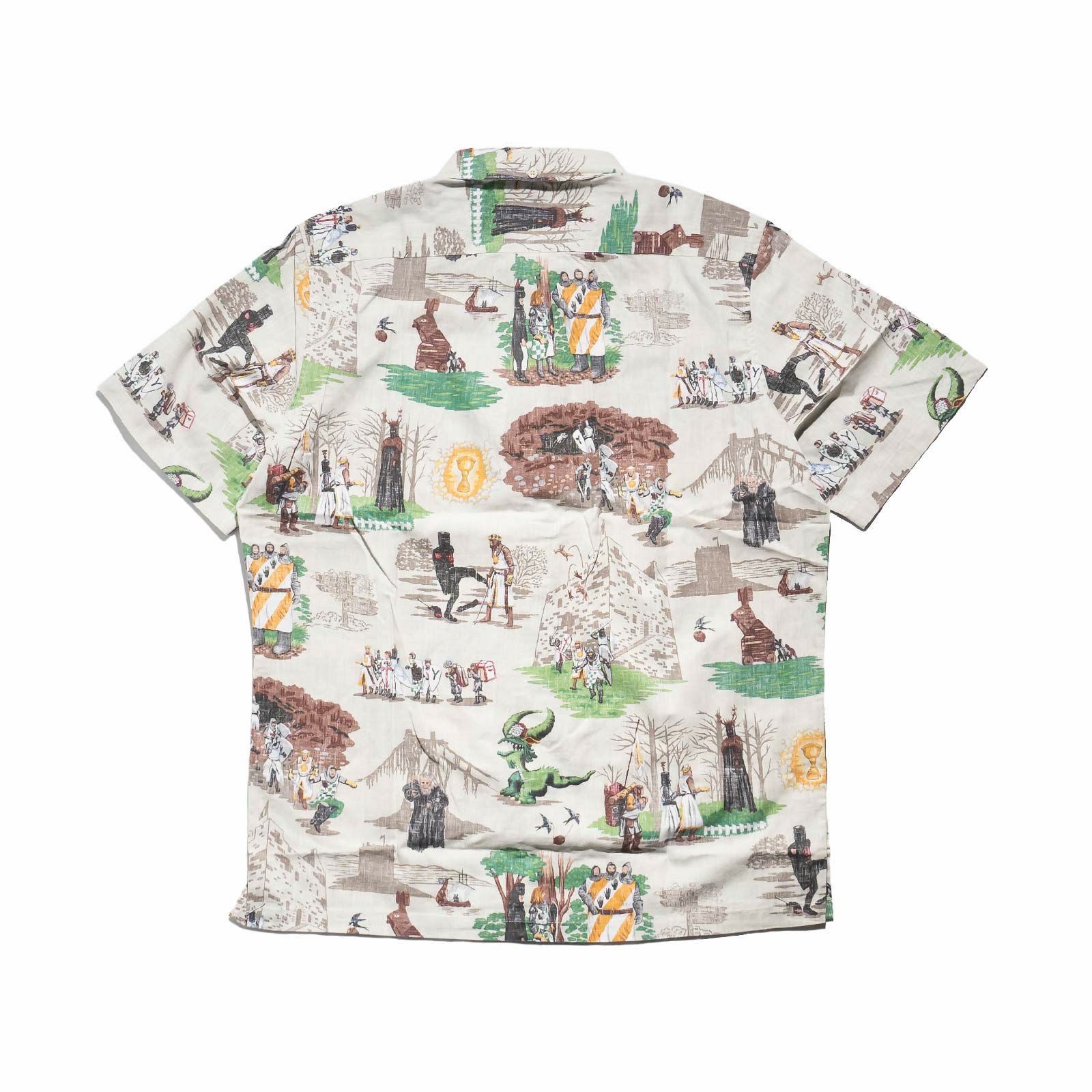 レインスプーナー×モンティパイソンREYNSPOONERXMONTYPYTHON半袖アロハシャツモンティパイソン＆ホーリーグレイル