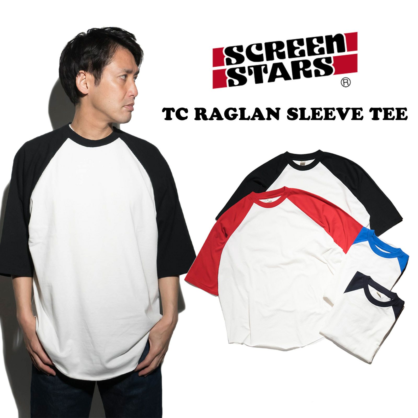 スクリーンスターズSCREENSTARSTC天竺ラグランTシャツ