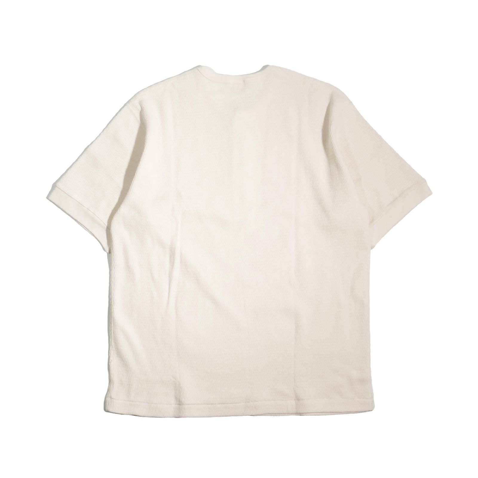 ヘルスニットHealthknit52028サーマルキングラッセルハニカムヘンリーネック半袖パッケージ入り