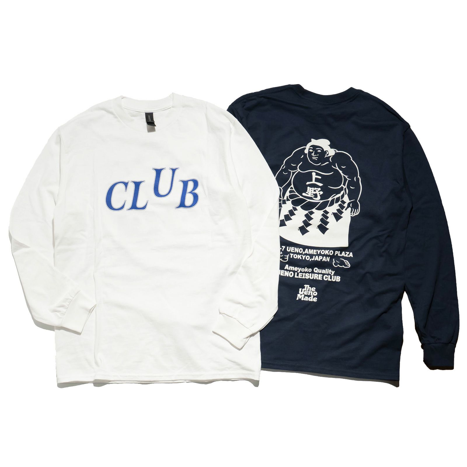 上野遊戯倶楽部ウエノユウギクラブ長袖TシャツSUMOU