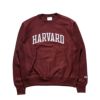 HARVARDUNIVERSITYオフィシャルクルーネックカレッジスウェットチャンピオンリバースウィーブ