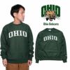 OHIOUNIVERSITYオフィシャルクルーネックカレッジスウェットチャンピオンリバースウィーブ