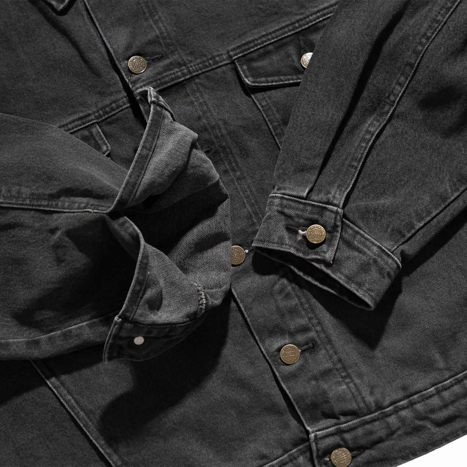 プリズンブルースPRISONBLUESウエスタンジャケットオリジナルユーズドウォッシュニュースクールブラック