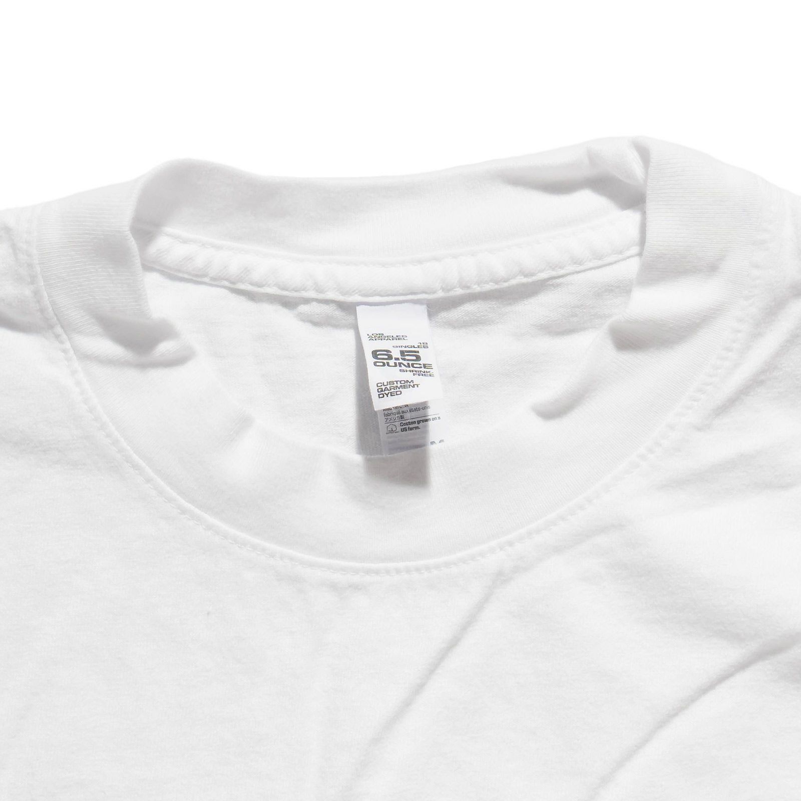 ロサンゼルスアパレルLOSANGELESAPPAREL1809GD6.5オンス半袖ガーメントダイポケットTシャツ