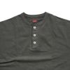ヘルスニットHealthknitHR25S-M104U.S.コットンジャージー硫化染め半袖ヘンリーネックTシャツ
