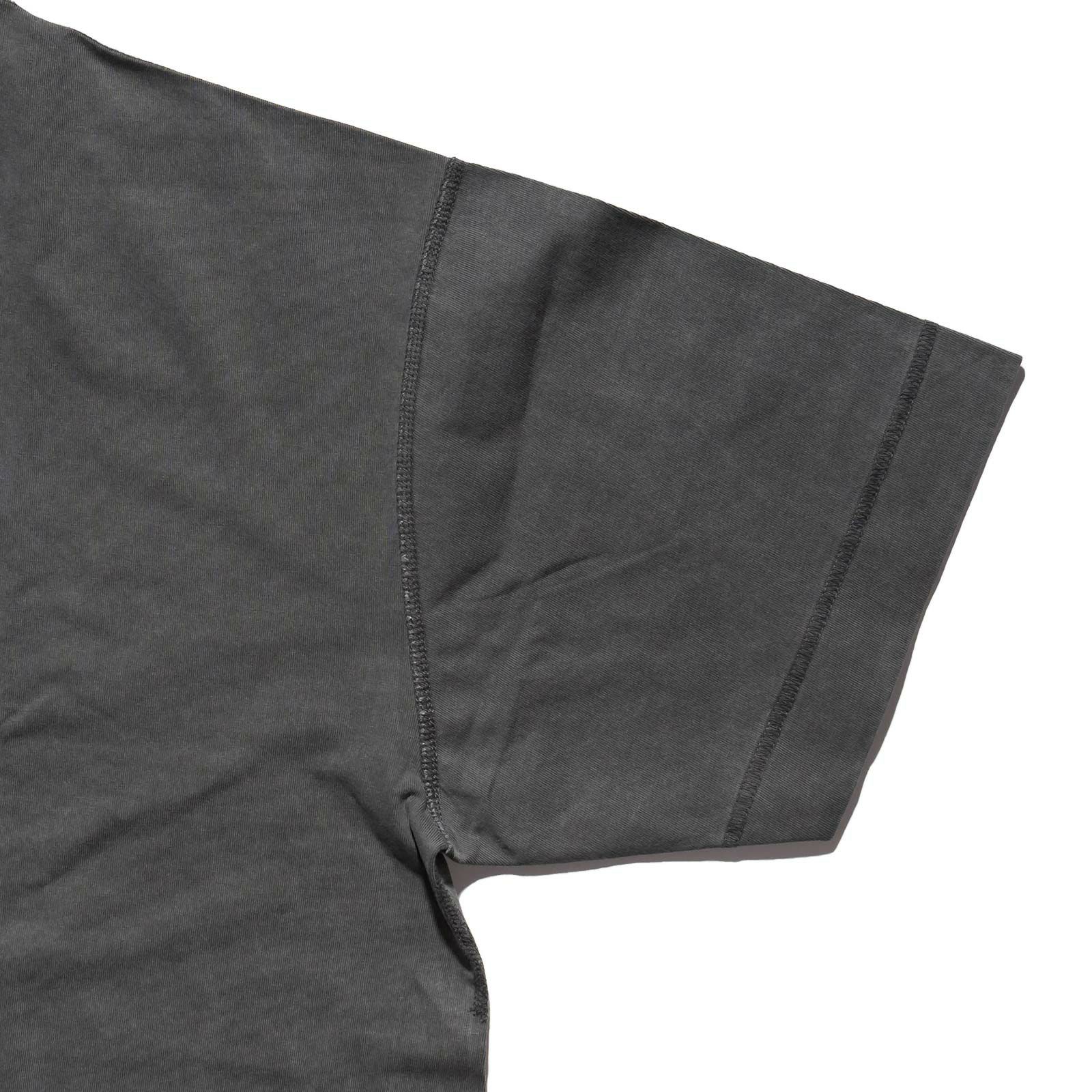 ヘルスニットHealthknitHR25S-M104U.S.コットンジャージー硫化染め半袖ヘンリーネックTシャツ