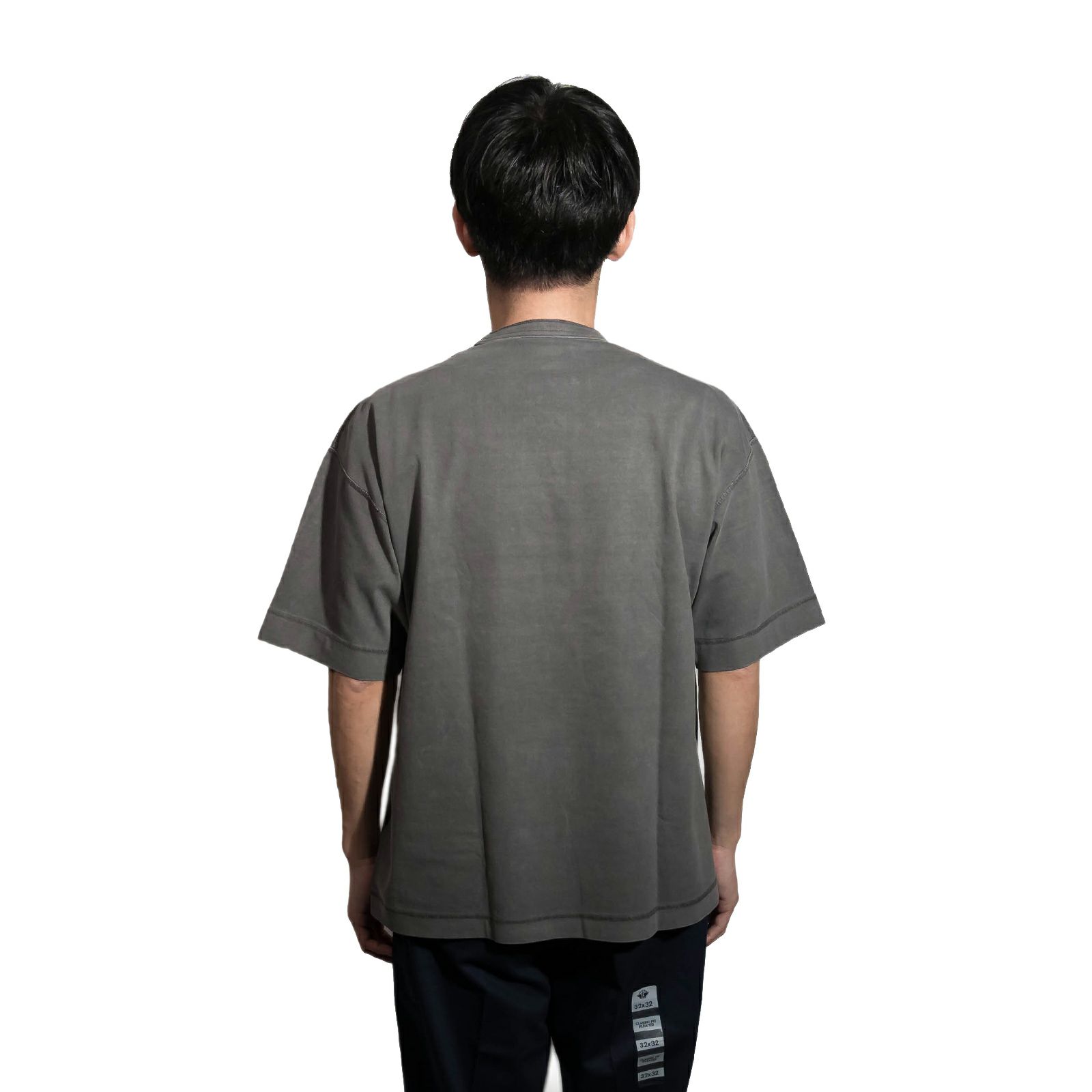 ヘルスニットHealthknitHR25S-M104U.S.コットンジャージー硫化染め半袖ヘンリーネックTシャツ