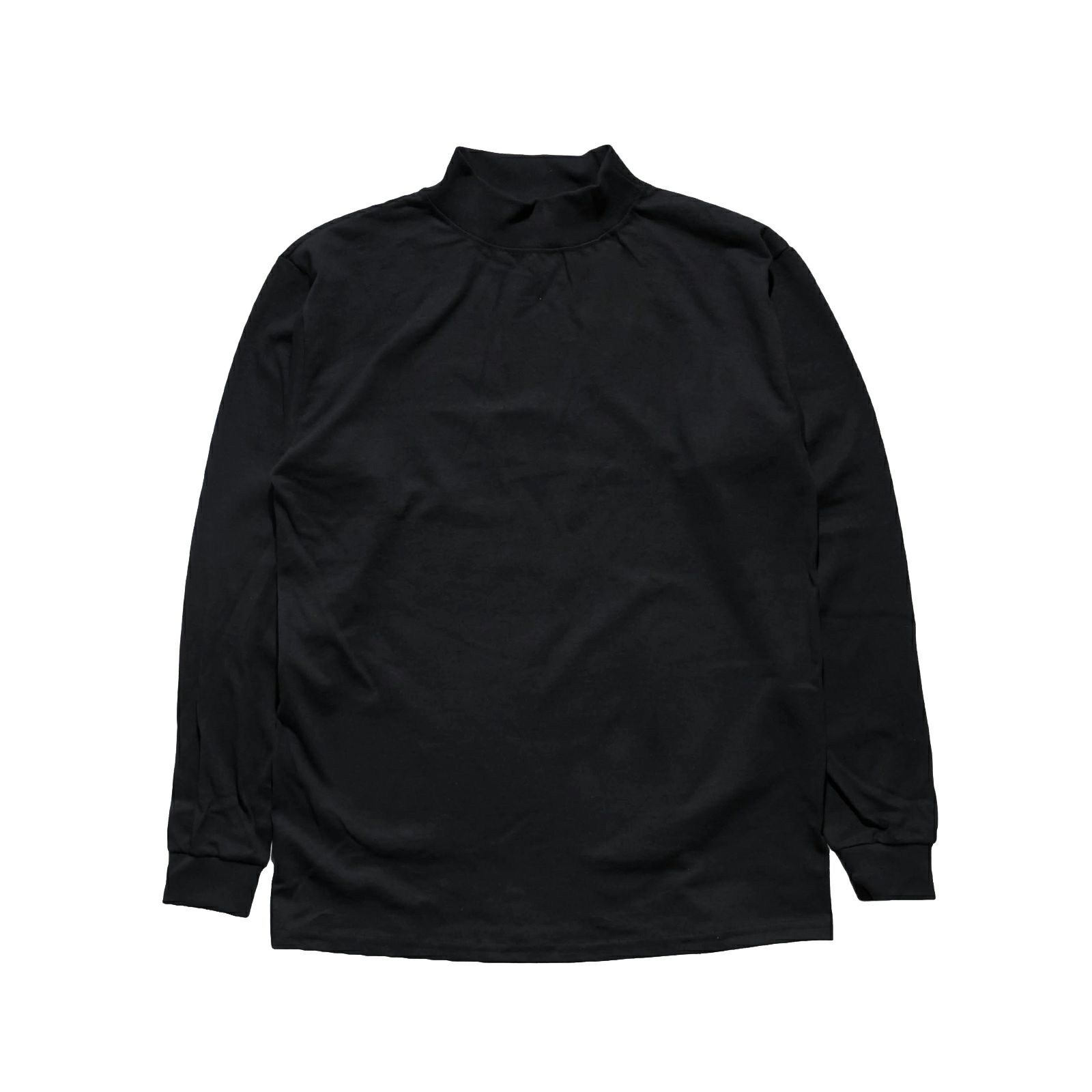 カルクルーCalCru長袖モックネックTシャツ