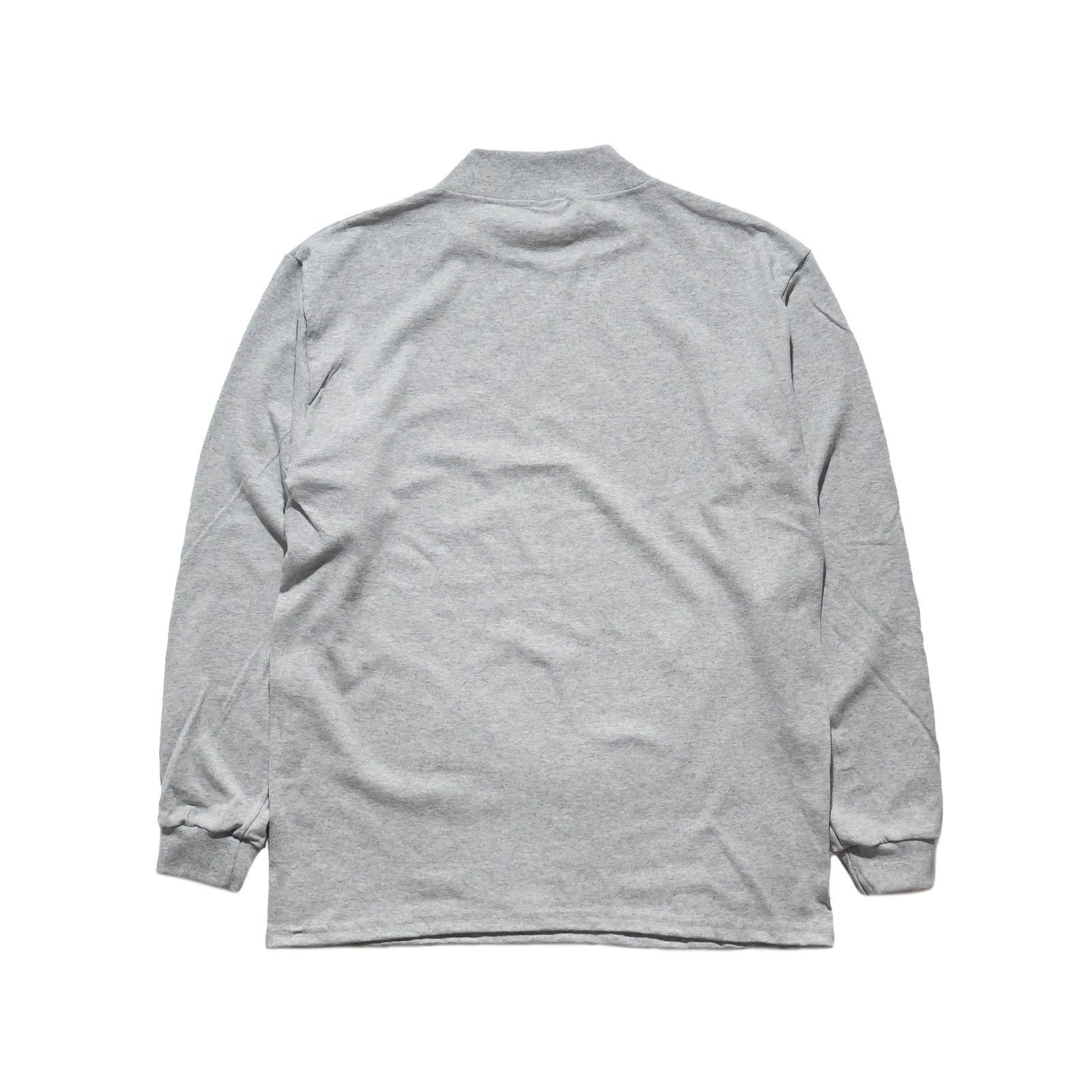 カルクルーCalCru長袖モックネックTシャツ