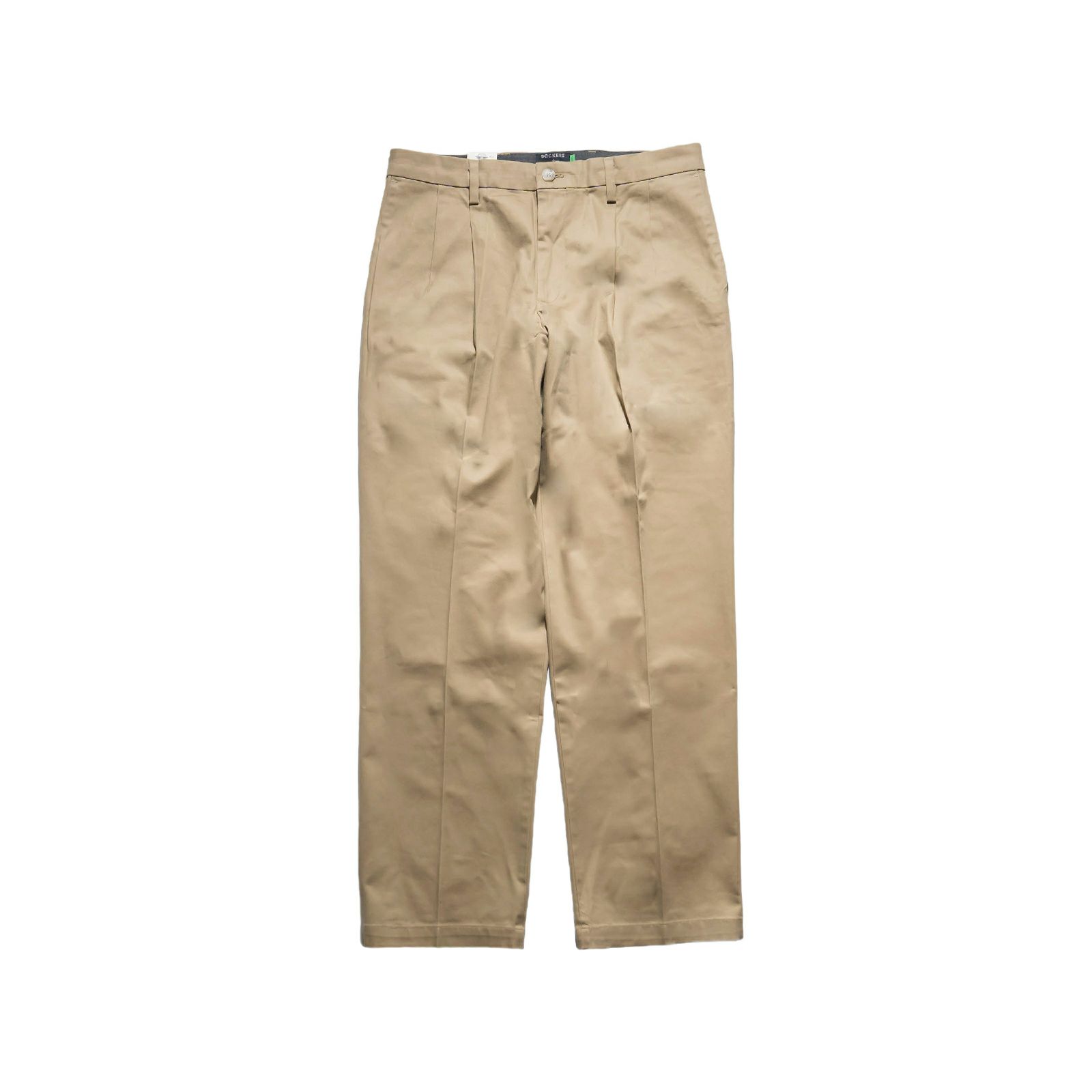 ドッカーズDOCKERSシグネチャーアイロンフリーカーキプリーツクラッシックフィットステインディフェンダー