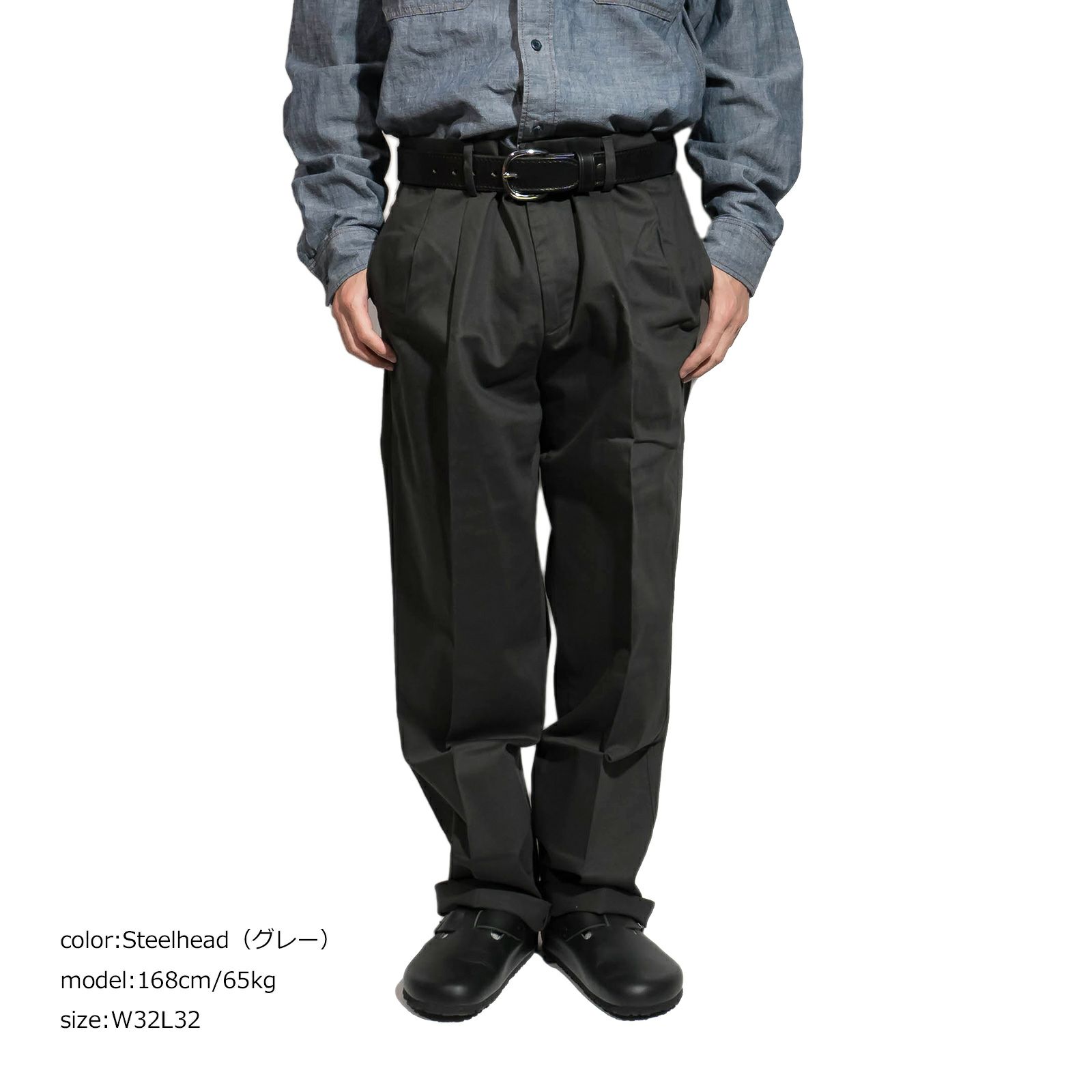 ドッカーズDOCKERSシグネチャーアイロンフリーカーキプリーツクラッシックフィットステインディフェンダー