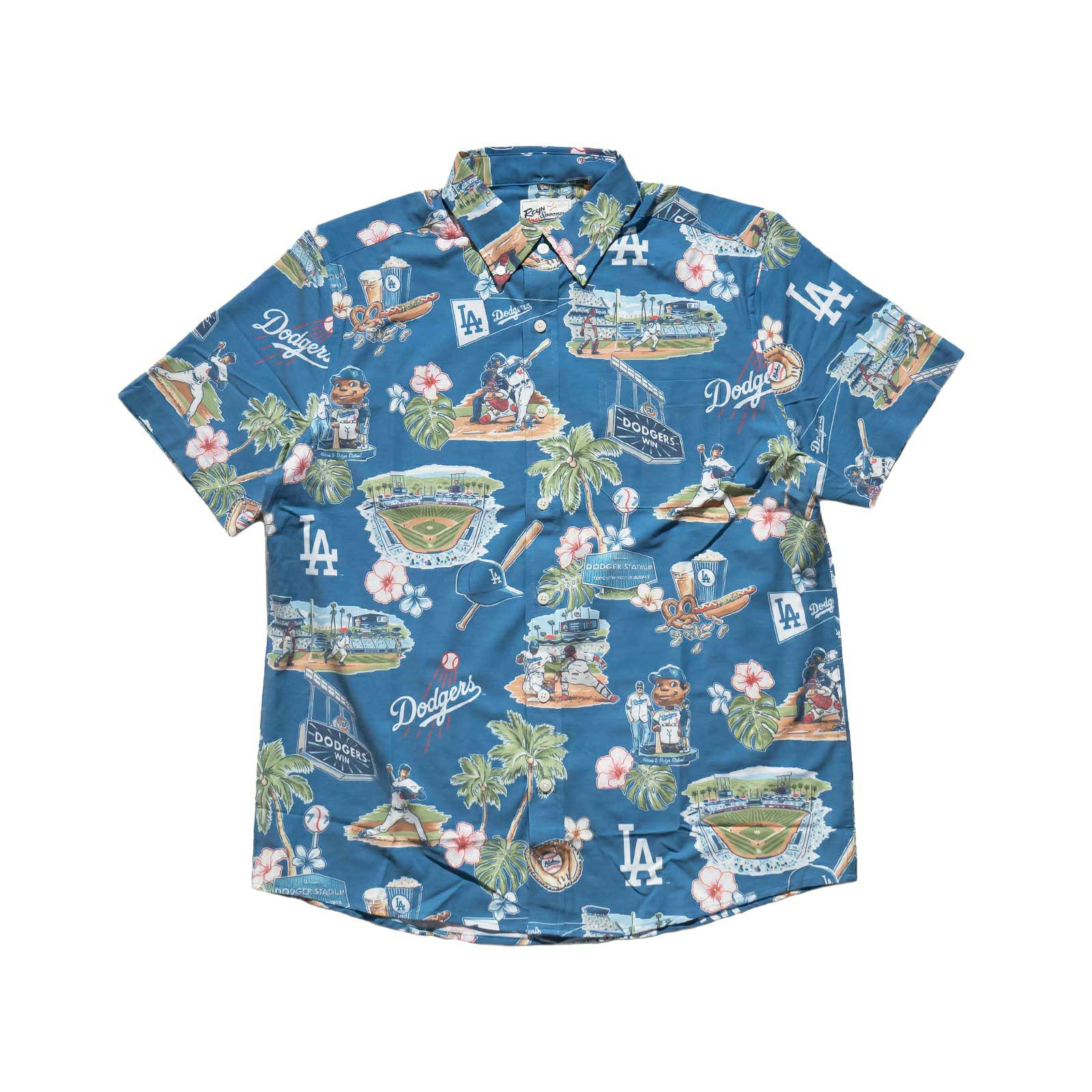 レインスプーナーREYNSPOONER半袖アロハシャツフルオープンシーニックメジャーリーグ公式