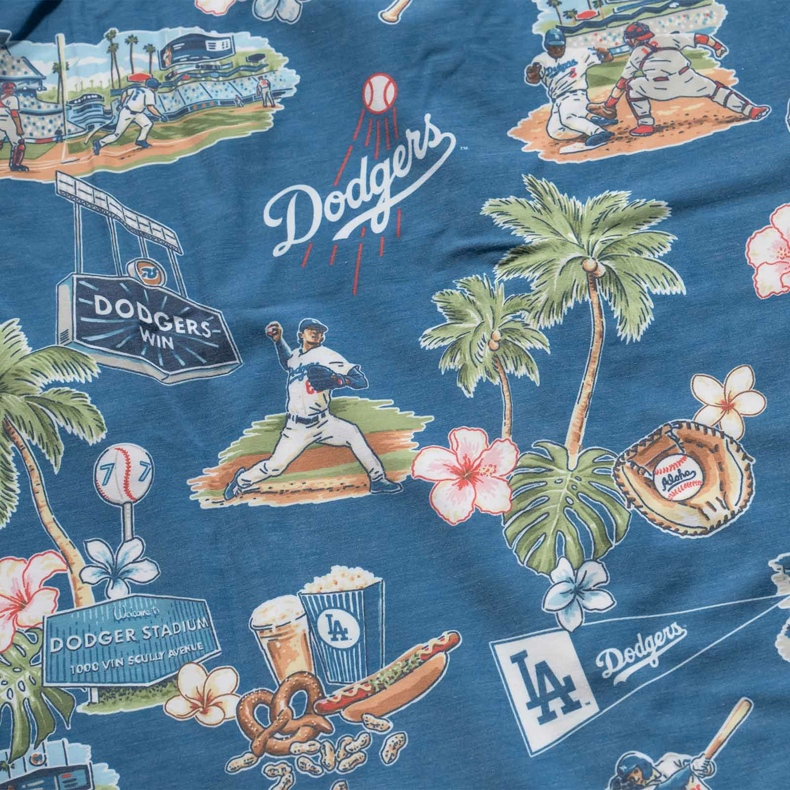 レインスプーナーREYNSPOONER半袖アロハシャツフルオープンシーニックメジャーリーグ公式