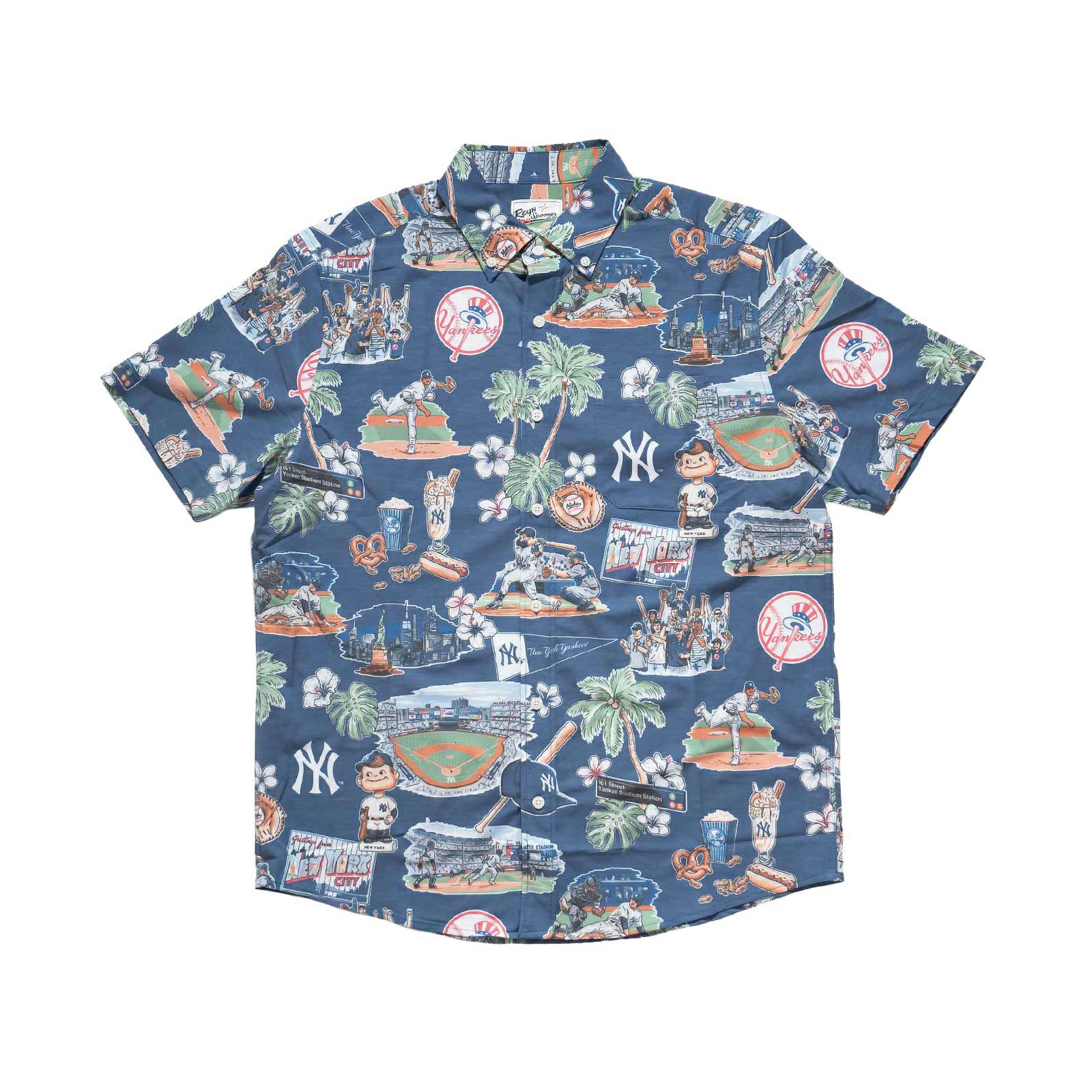 レインスプーナーREYNSPOONER半袖アロハシャツフルオープンシーニックメジャーリーグ公式