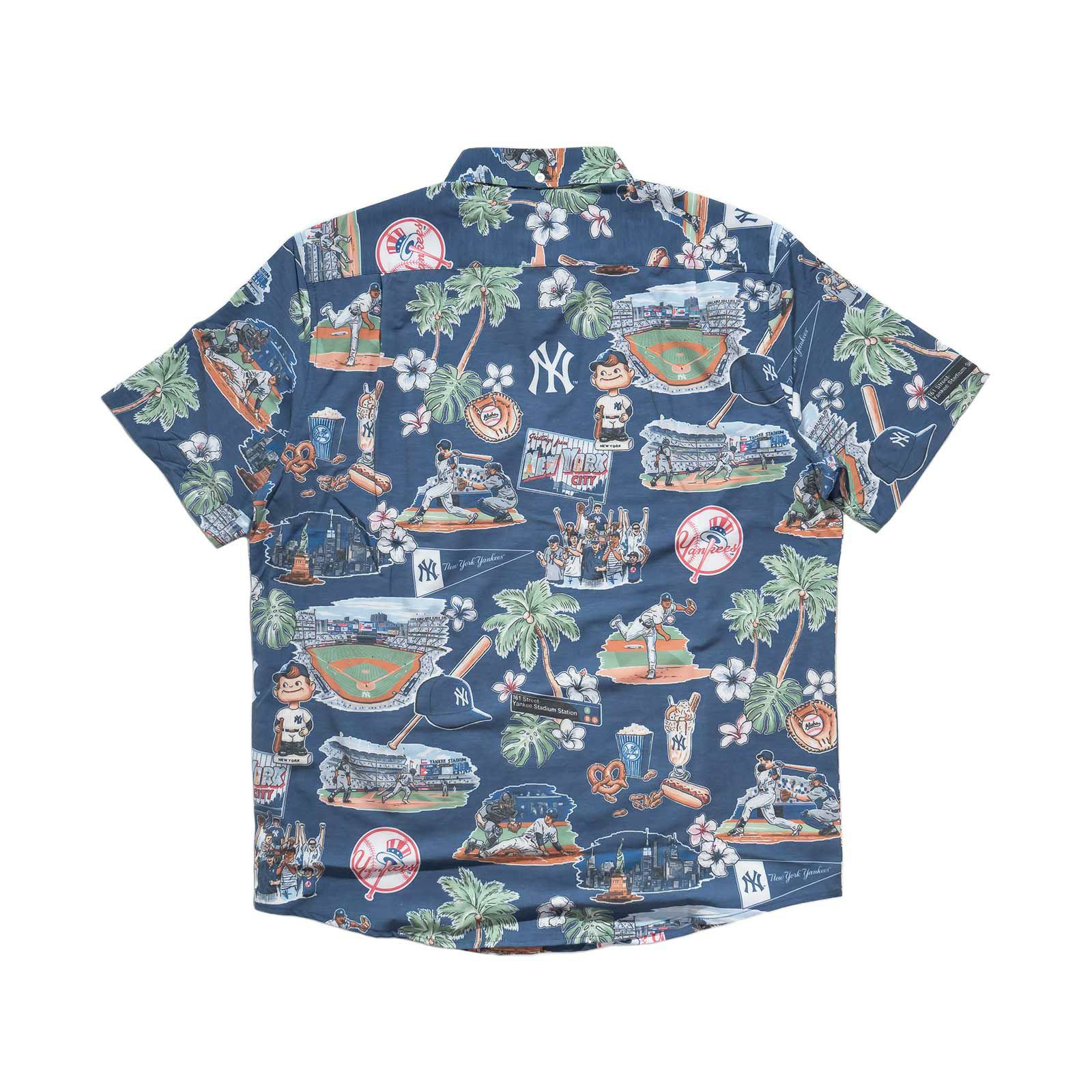 レインスプーナーREYNSPOONER半袖アロハシャツフルオープンシーニックメジャーリーグ公式