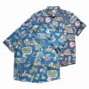 レインスプーナーREYNSPOONER半袖アロハシャツフルオープンシーニックメジャーリーグ公式