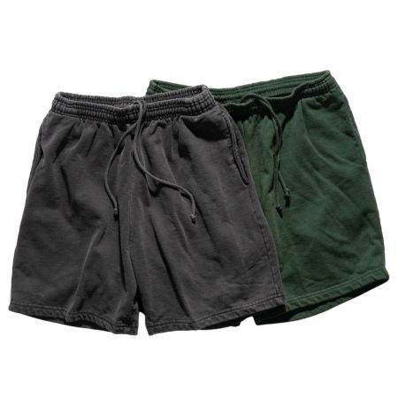 ロサンゼルスアパレルLOSANGELESAPPARELHF02GD14オンスヘビーフリーススウェットショーツガーメントダイ