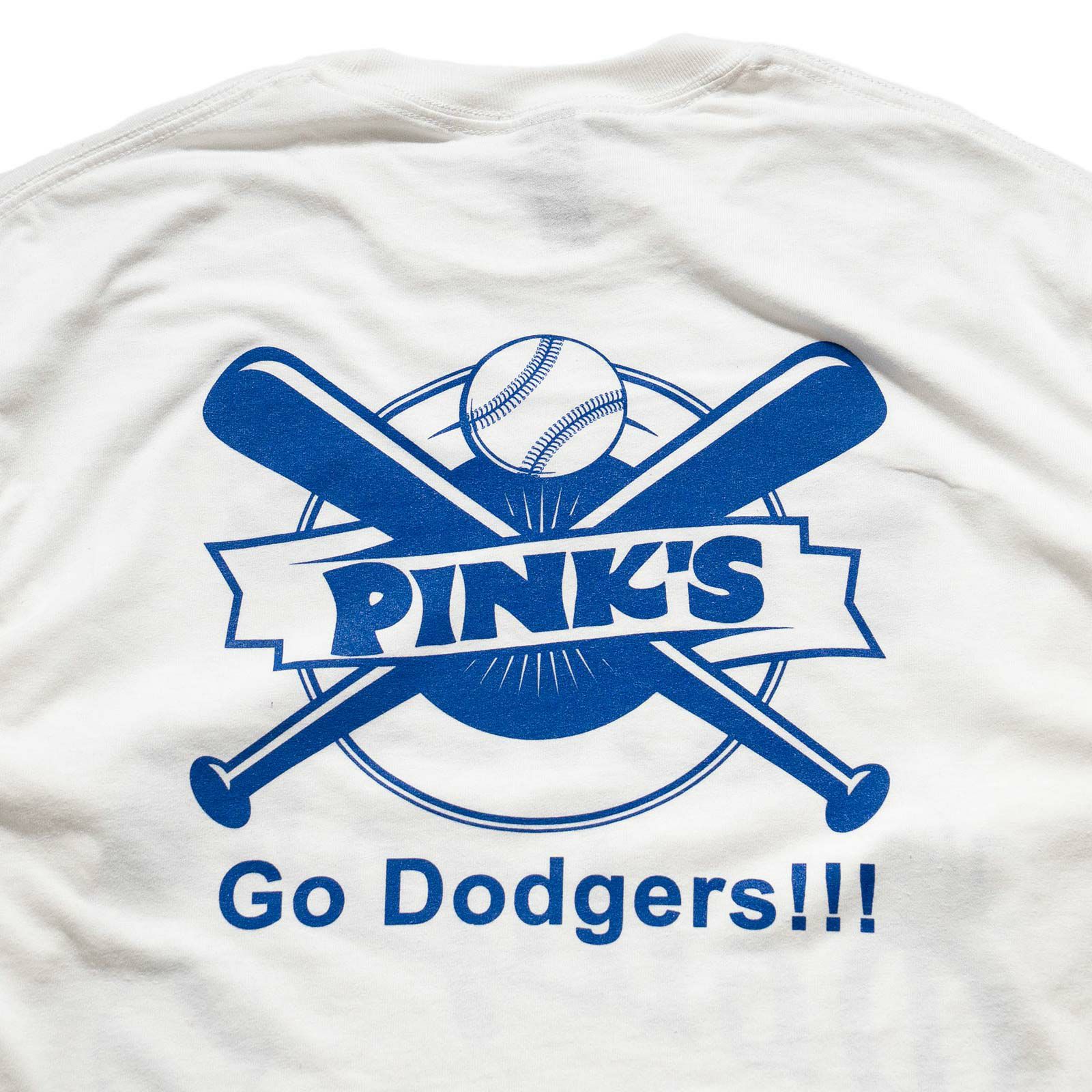 ピンクスホットドッグスPINK’SHOTDOGS長袖Tシャツピンクスラブズドジャーズ