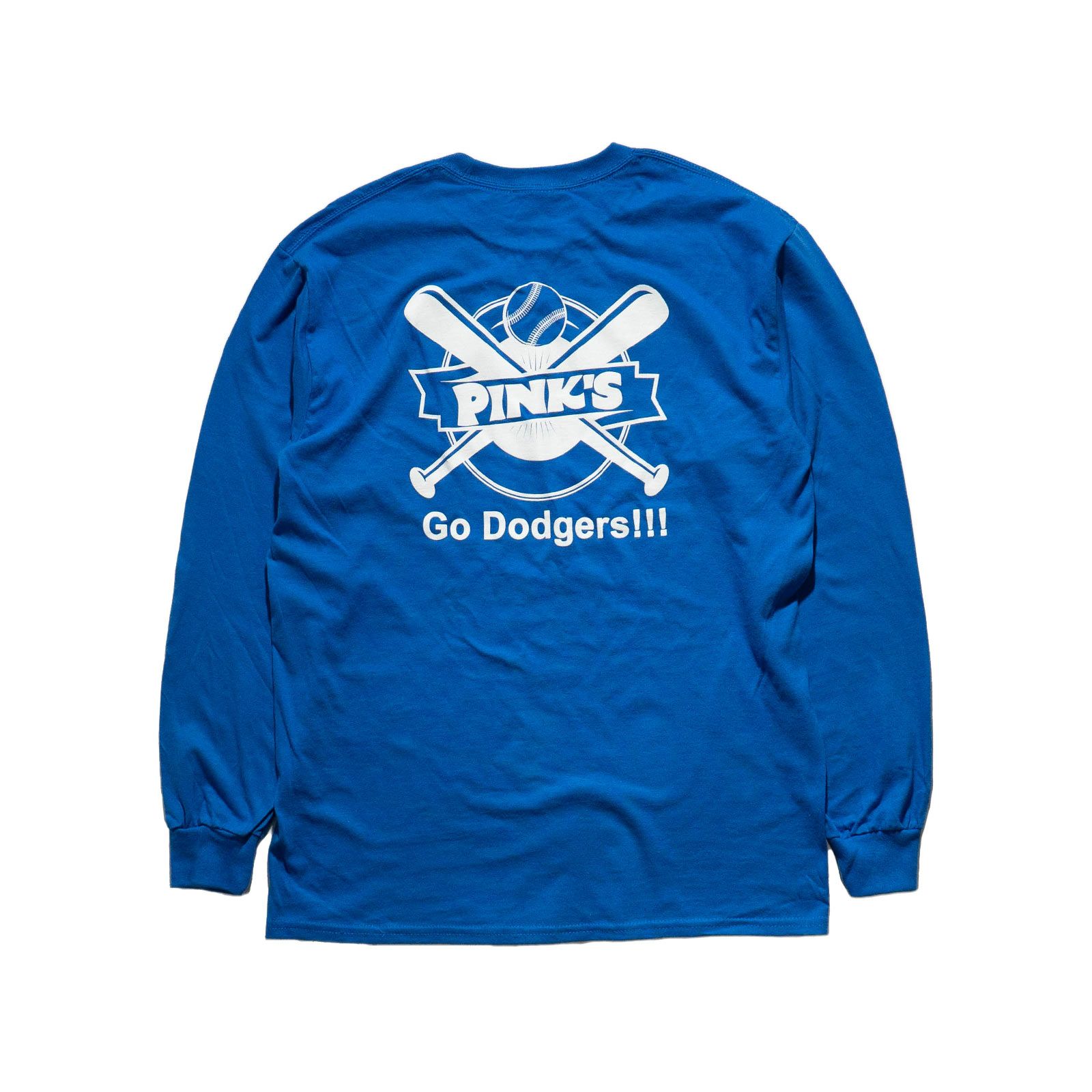 ピンクスホットドッグスPINK’SHOTDOGS長袖Tシャツピンクスラブズドジャーズ